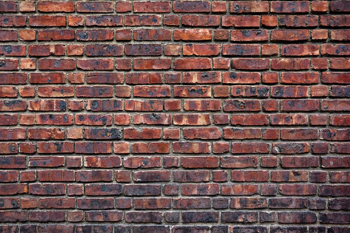 Fototapeta ciemny mur z cegły