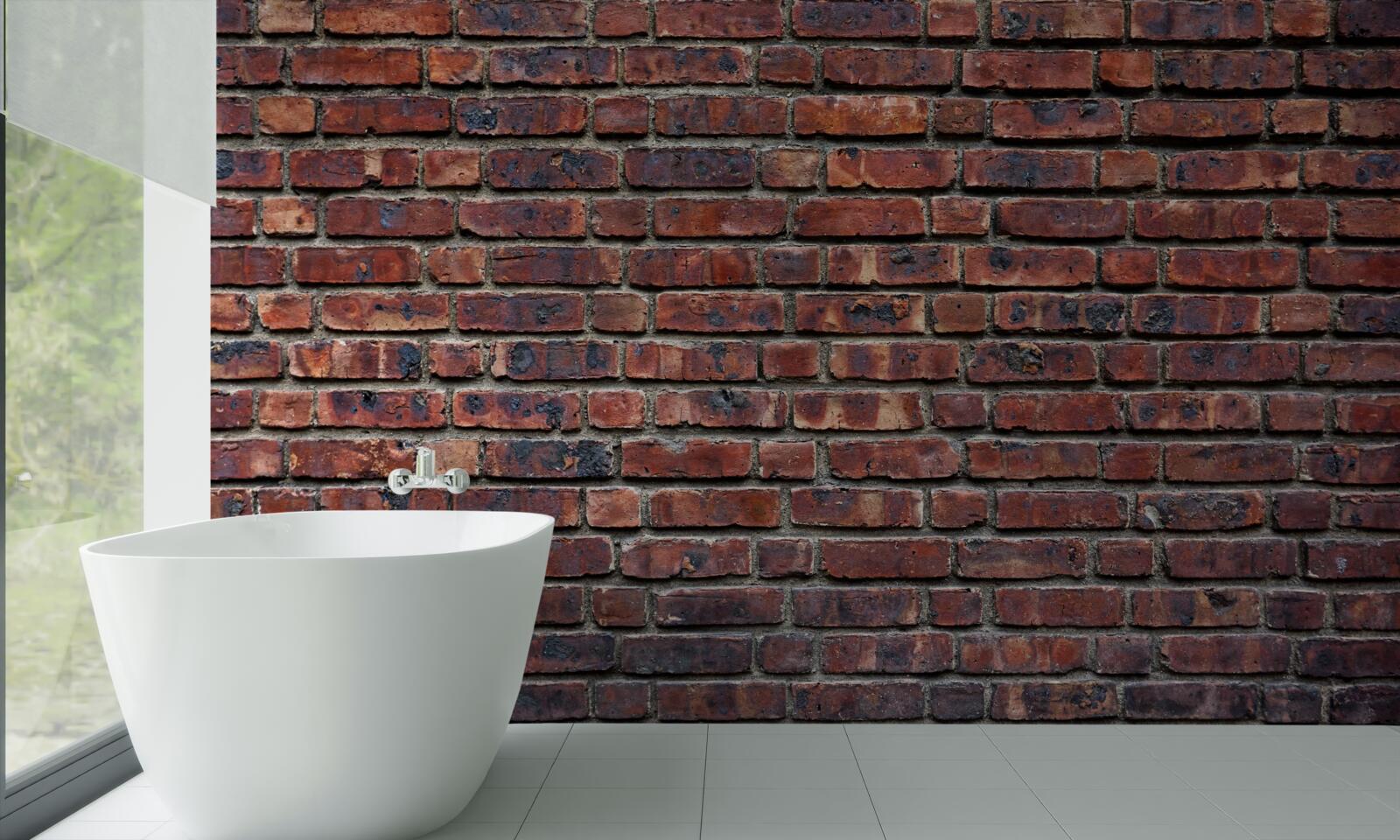 Fototapeta ciemny mur z cegły