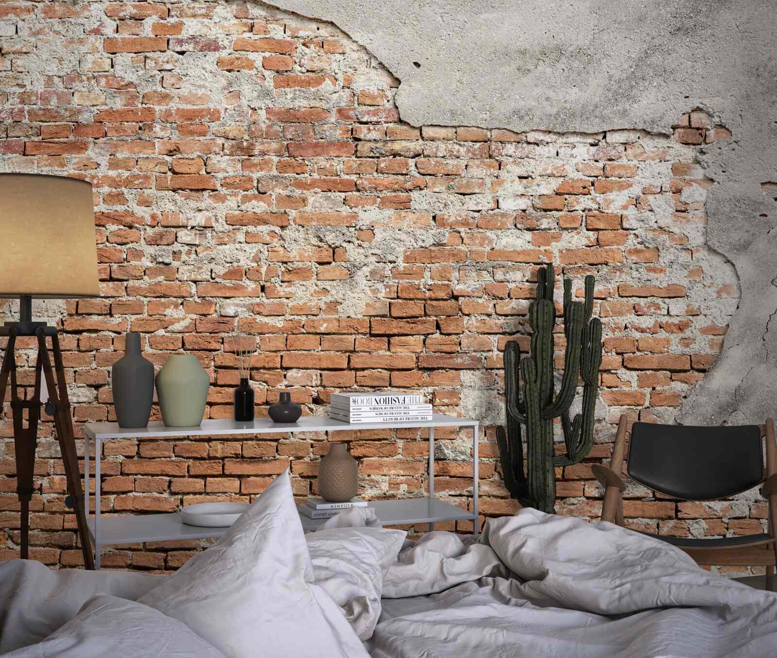 Fototapeta część starożytnej ceglanej bariery