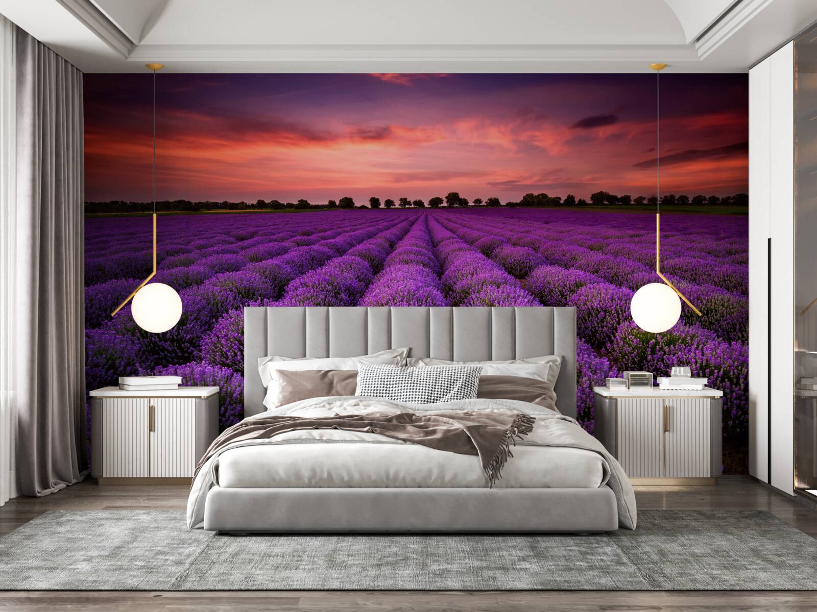 Fototapeta cudowne pole lawendy