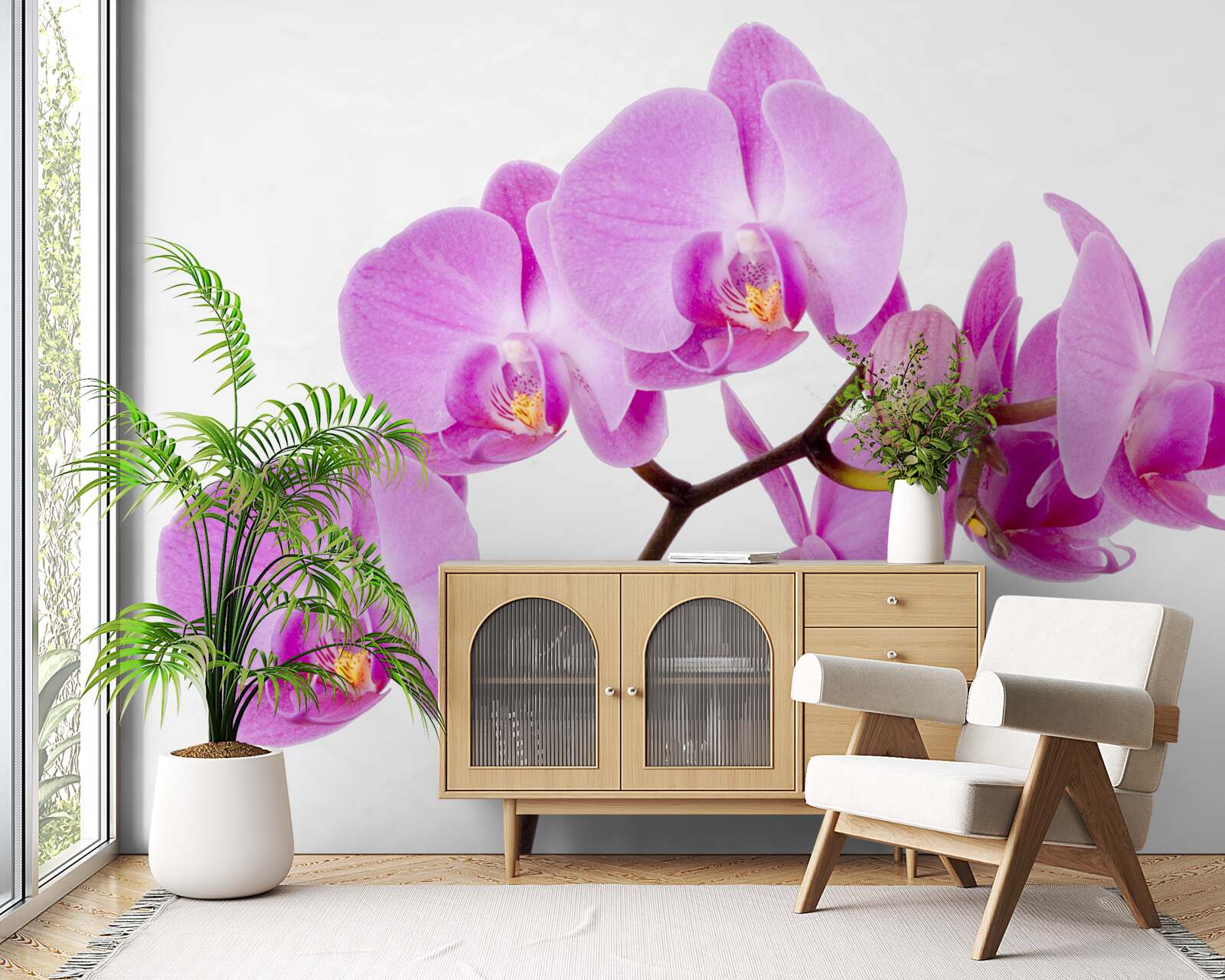 Fototapeta fioletowa orchidea afrodyty