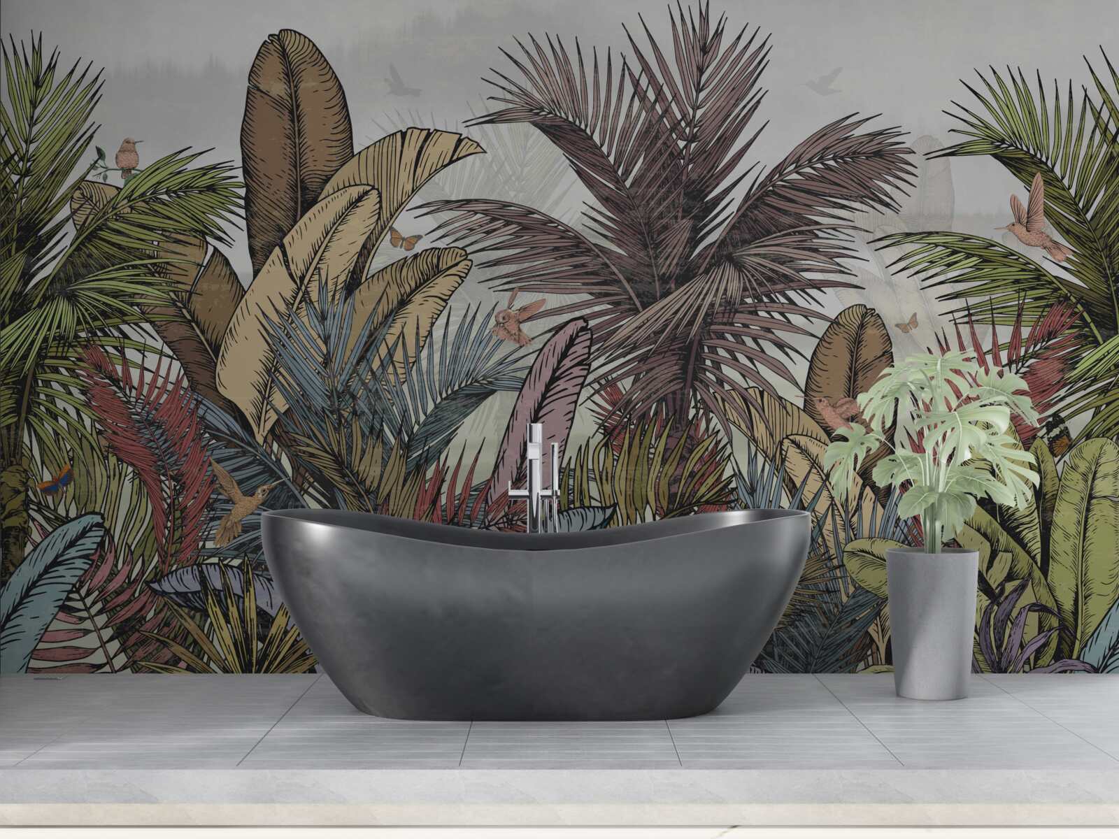 Fototapeta egzotyczna tropikalna flora
