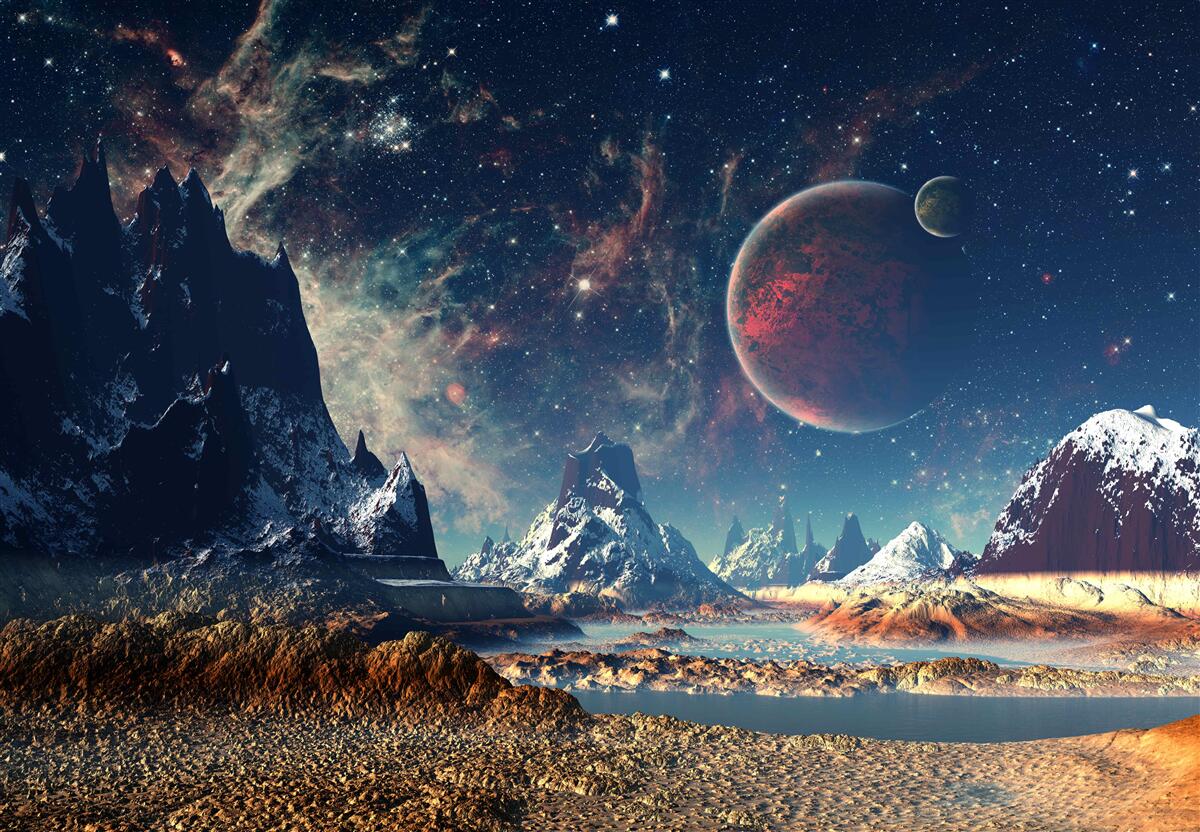 Fototapeta niezbadana planeta