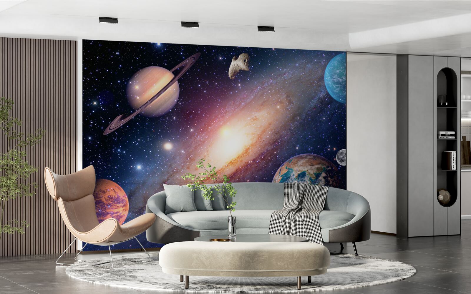 Fototapeta układ planetarny w galaktyce