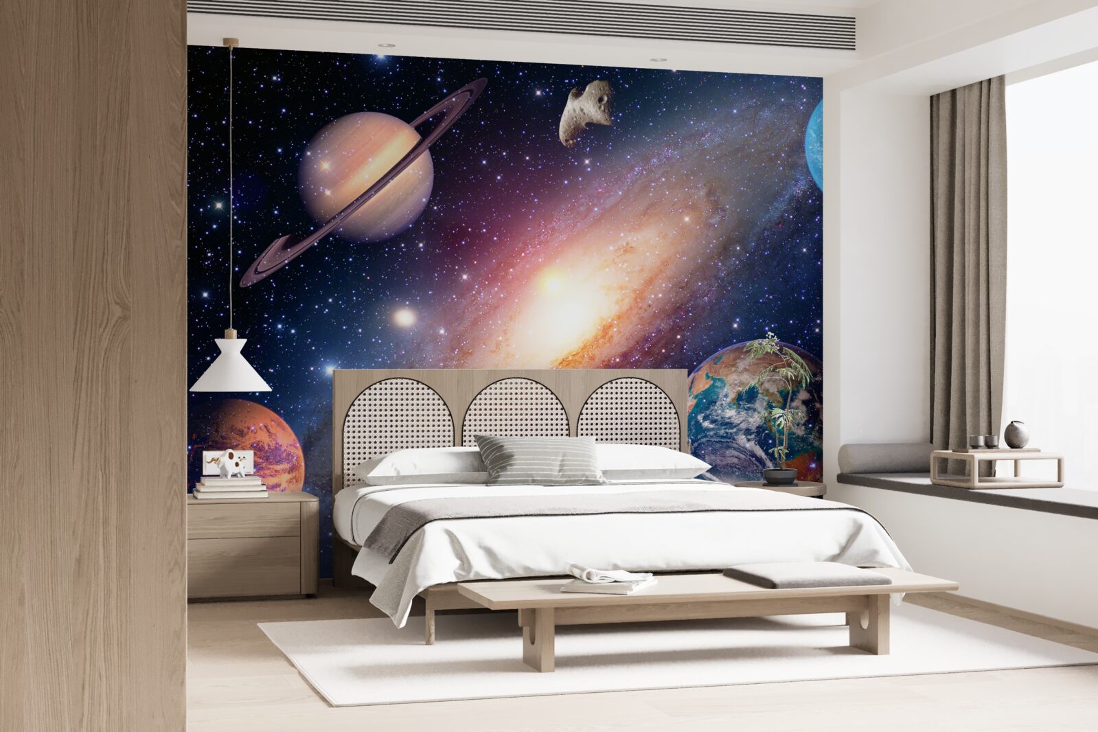 Fototapeta układ planetarny w galaktyce