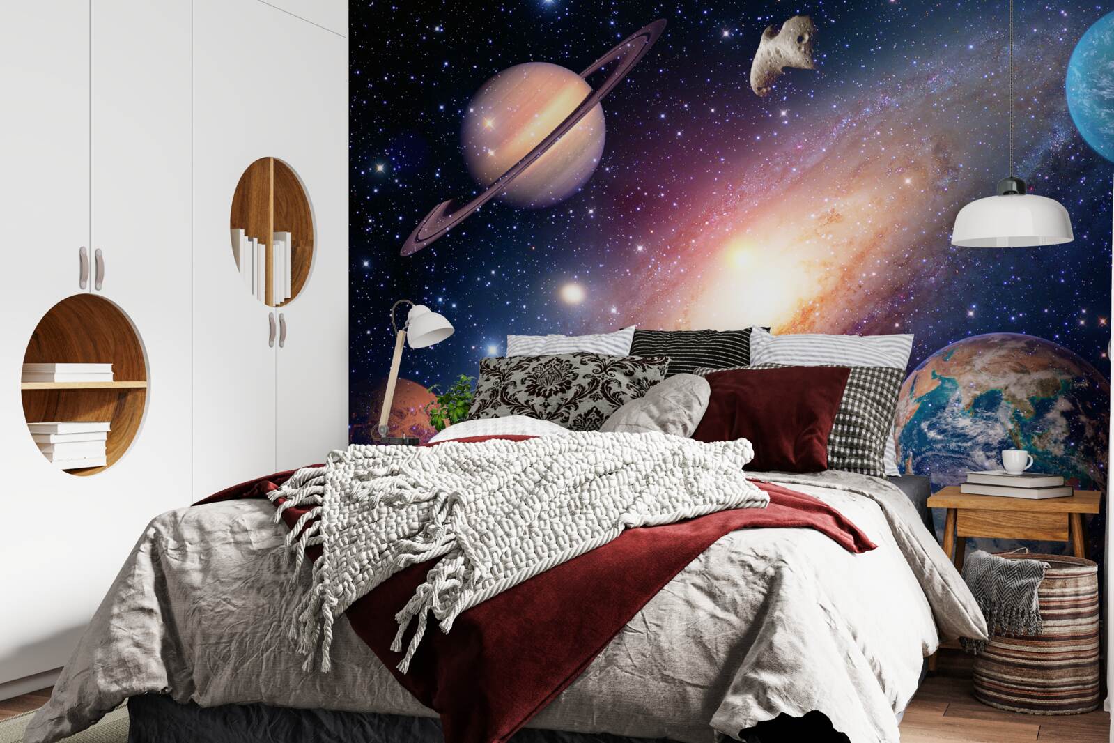 Fototapeta układ planetarny w galaktyce