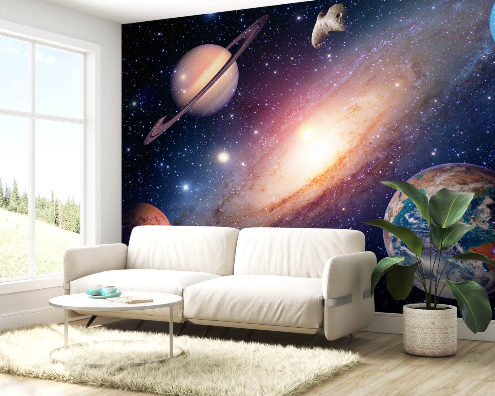 Fototapeta układ planetarny w galaktyce
