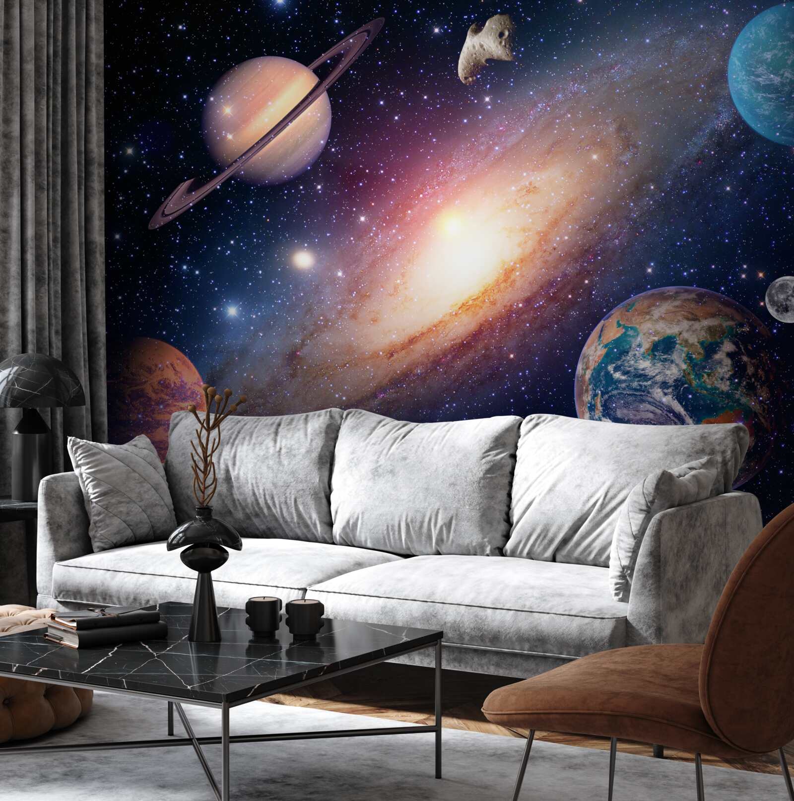 Fototapeta układ planetarny w galaktyce