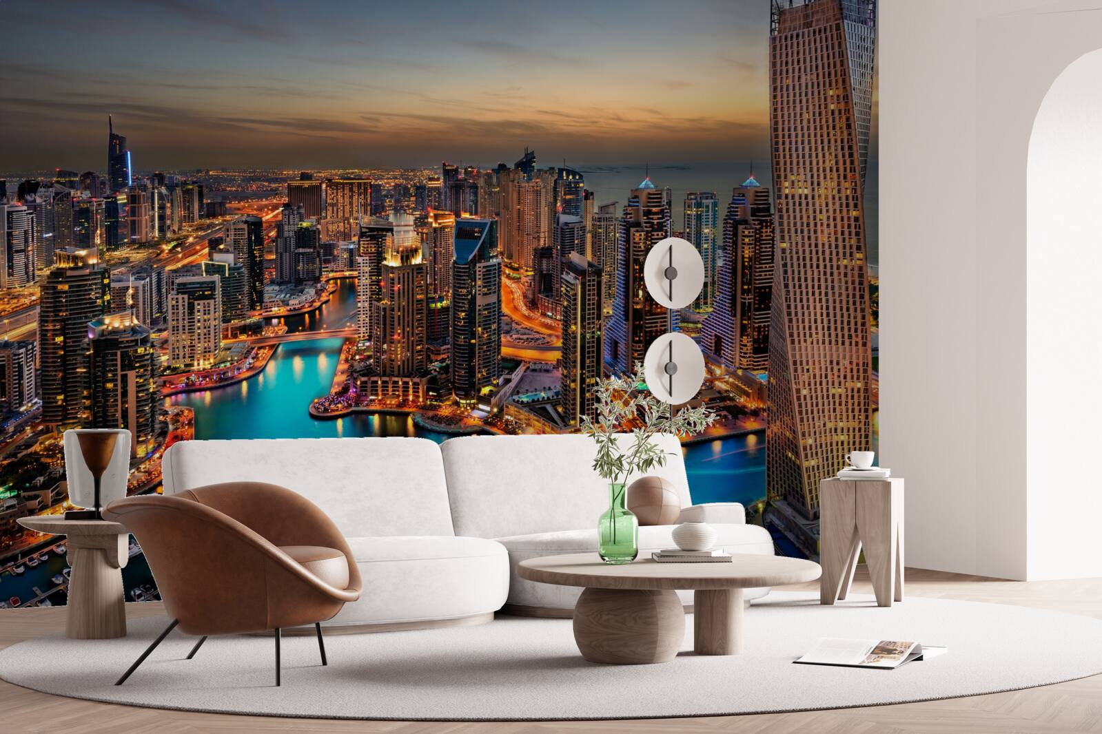 Fototapeta panorama miasta dubaju