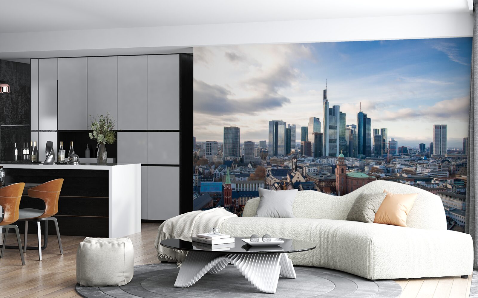 Fototapeta panorama frankfurtu