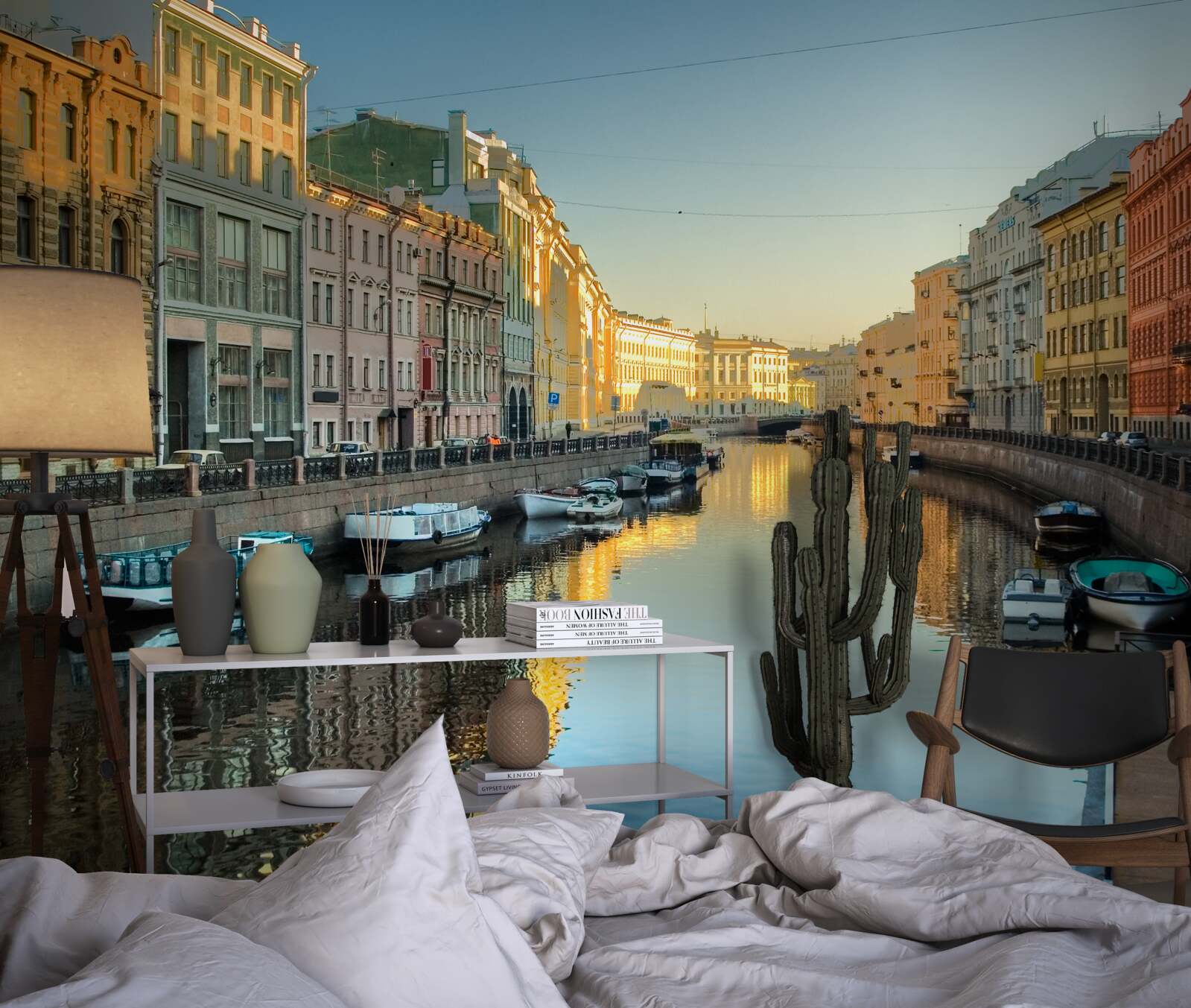 Fototapeta kanał sankt petersburga ma wspaniałe piękno