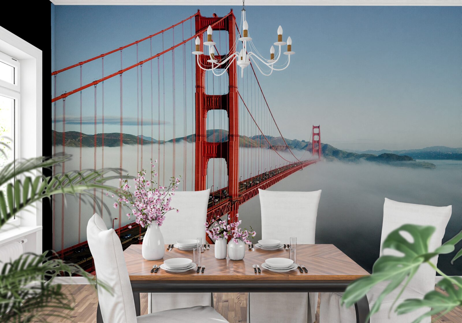 Fototapeta mgła spowija most golden gate