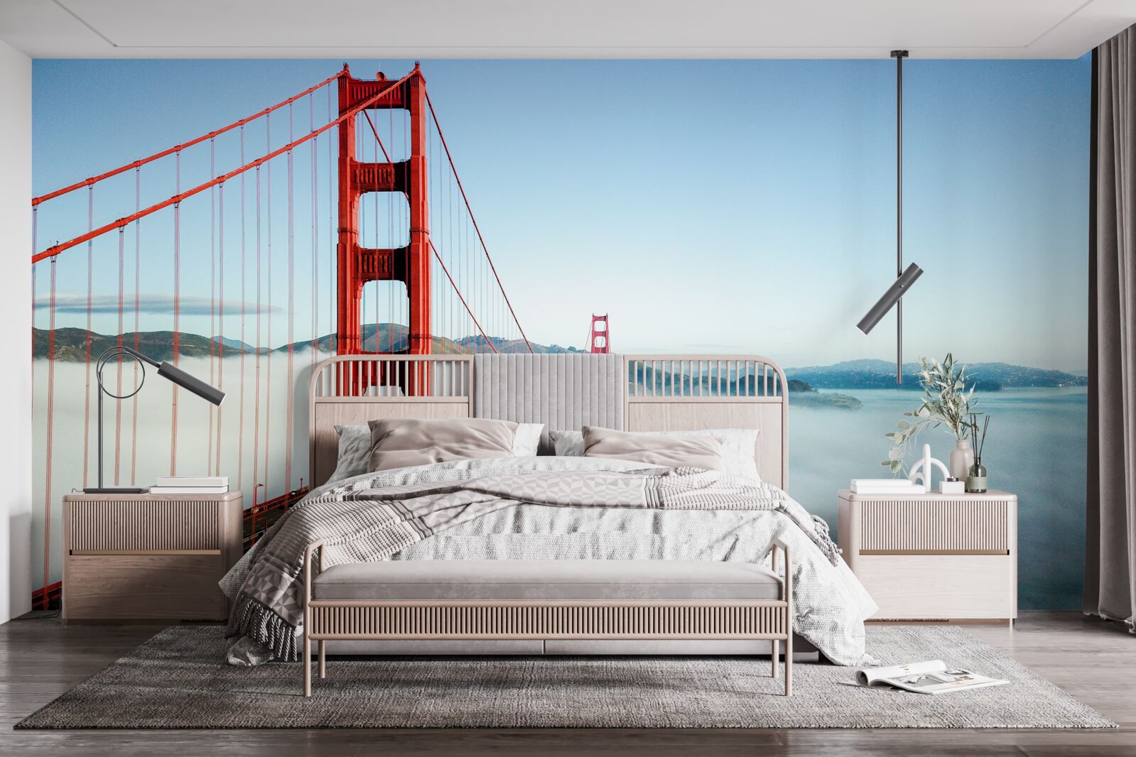 Fototapeta mgła spowija most golden gate