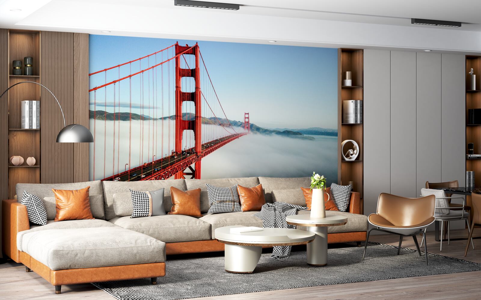 Fototapeta mgła spowija most golden gate