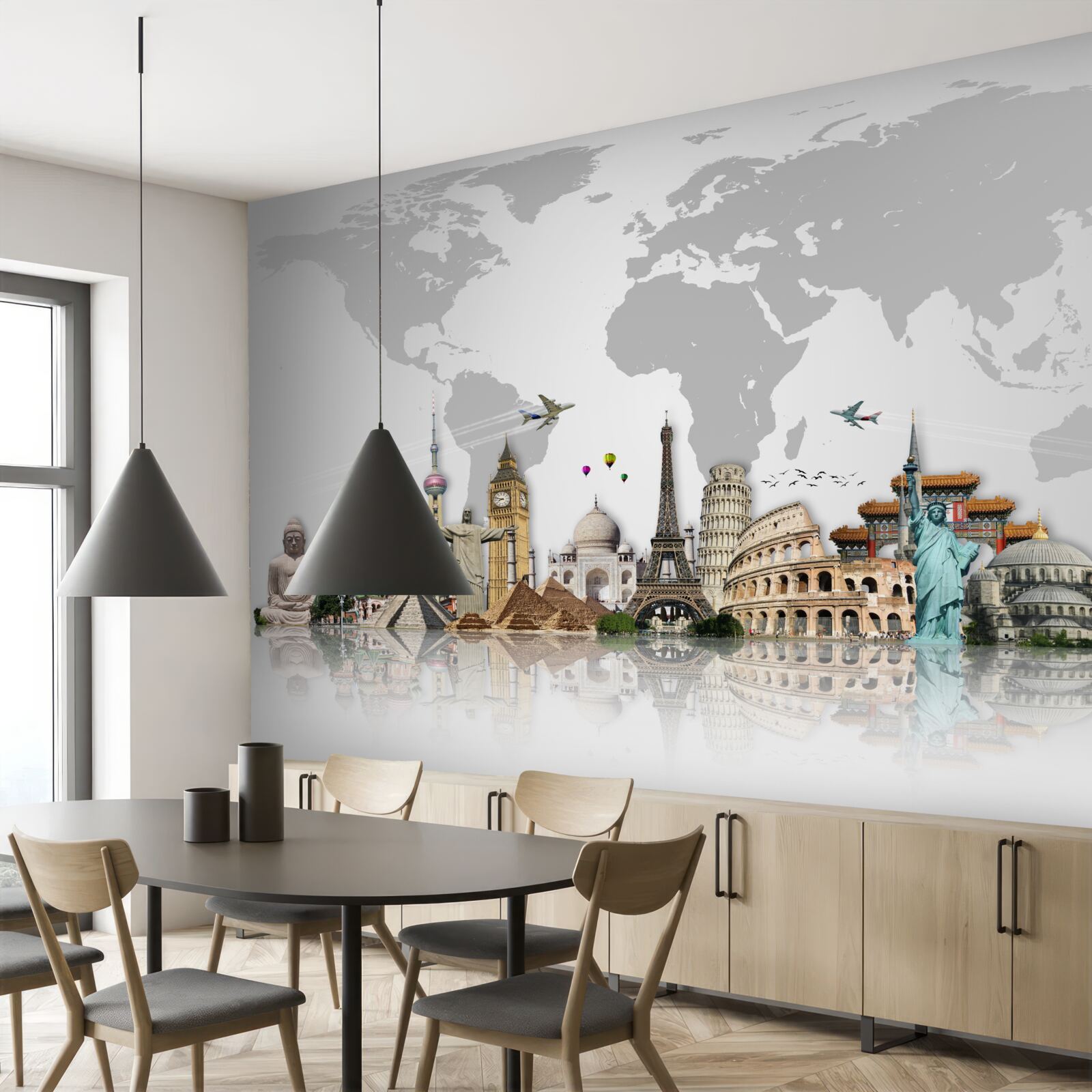 Fototapeta popularne konstrukcje architektoniczne świata