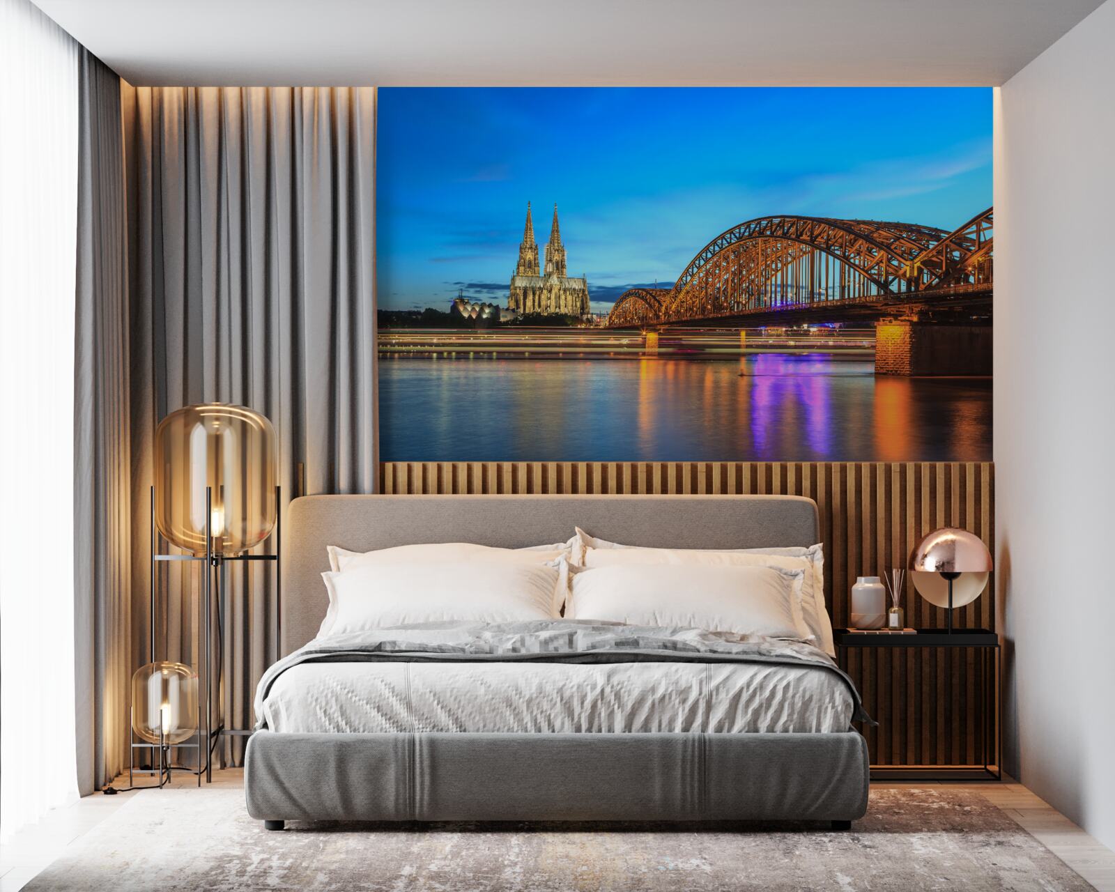 Fototapeta most hohenzollernów znajduje się w kolonii