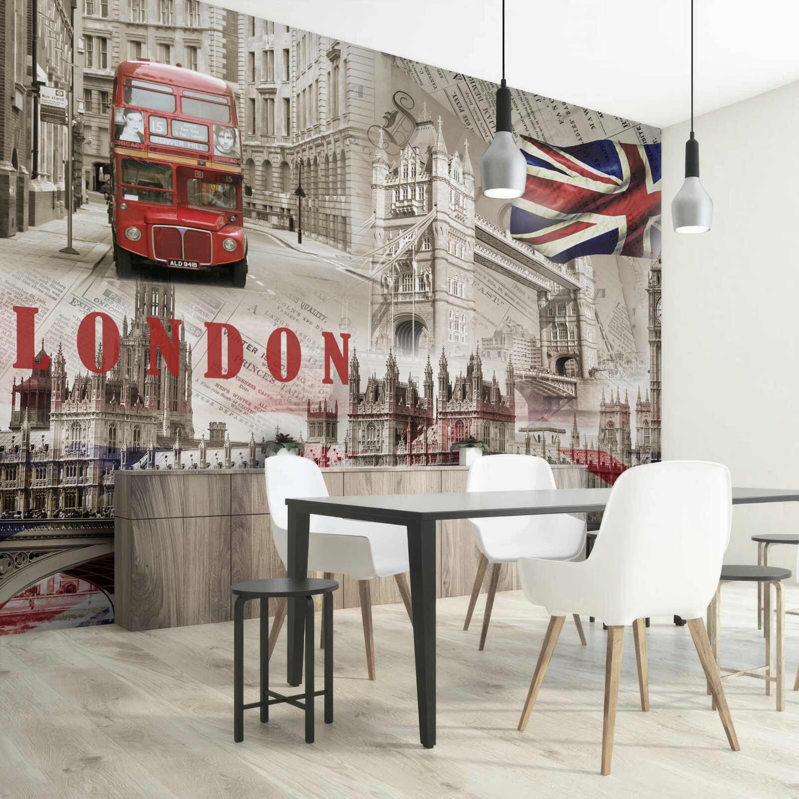 Fototapeta główne symbole londynu
