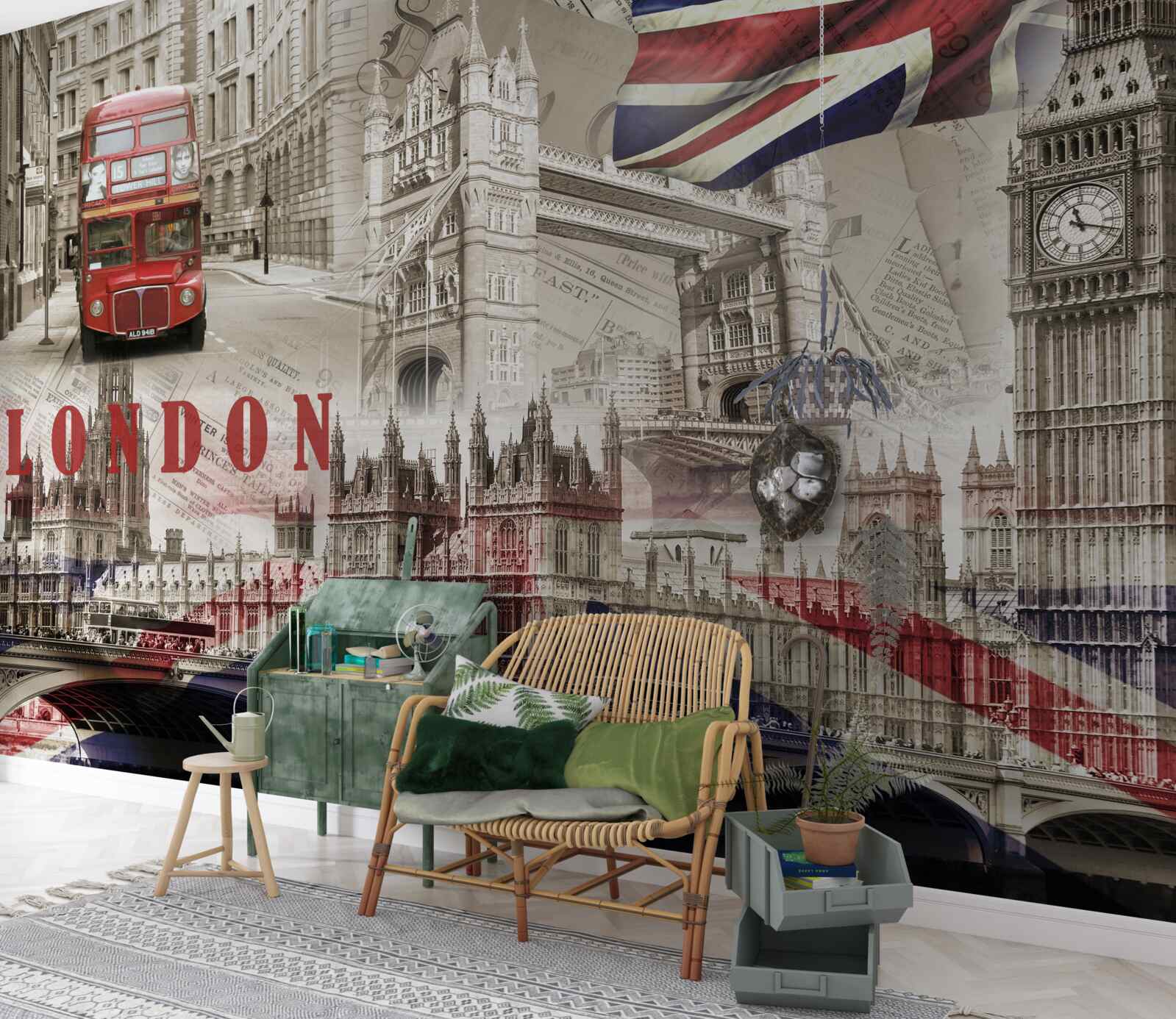 Fototapeta główne symbole londynu