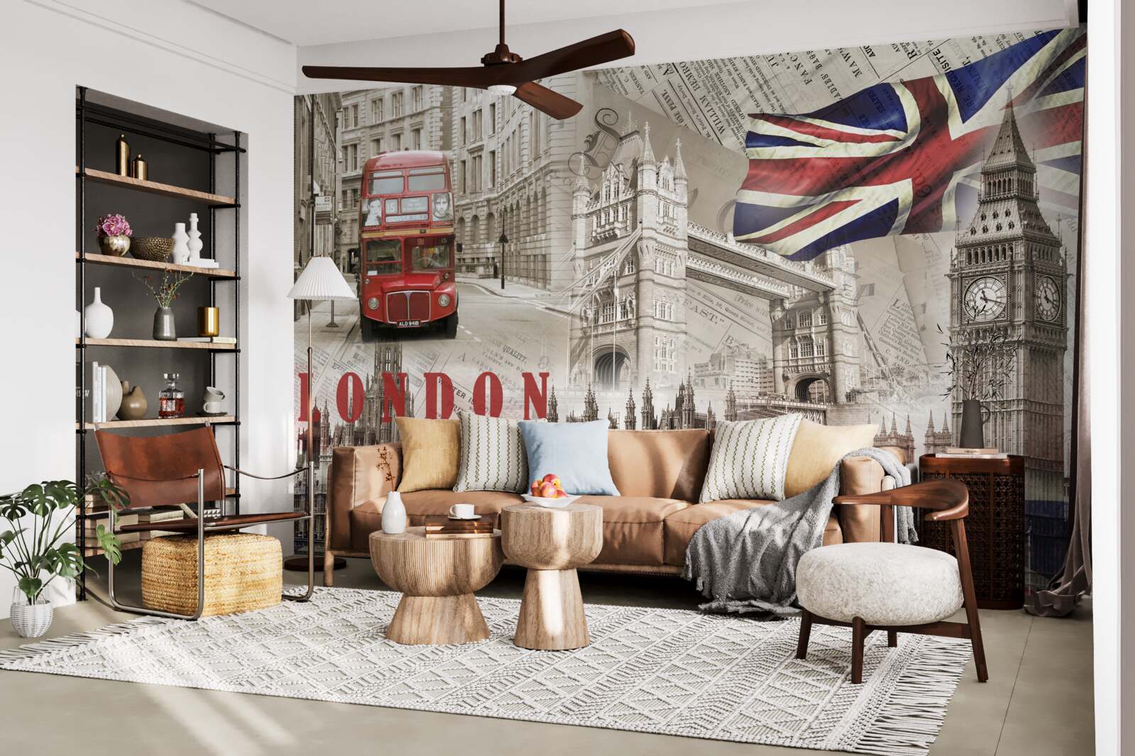 Fototapeta główne symbole londynu