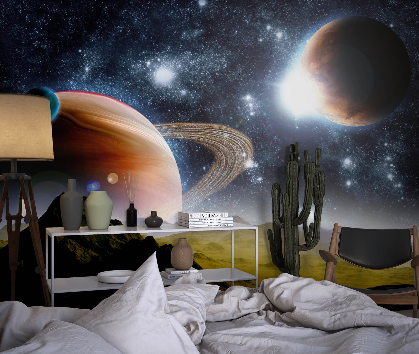 Fototapeta planety kosmiczne