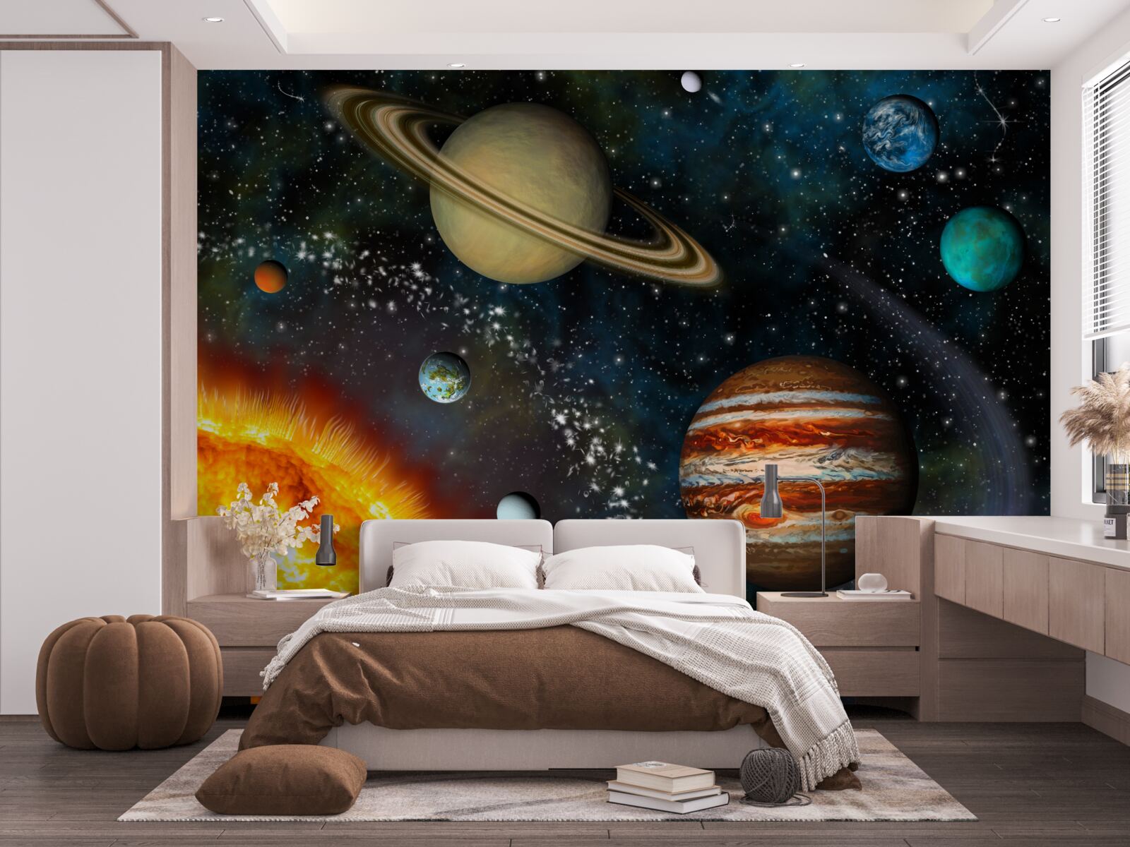 Fototapeta ekskluzywna procesja planet