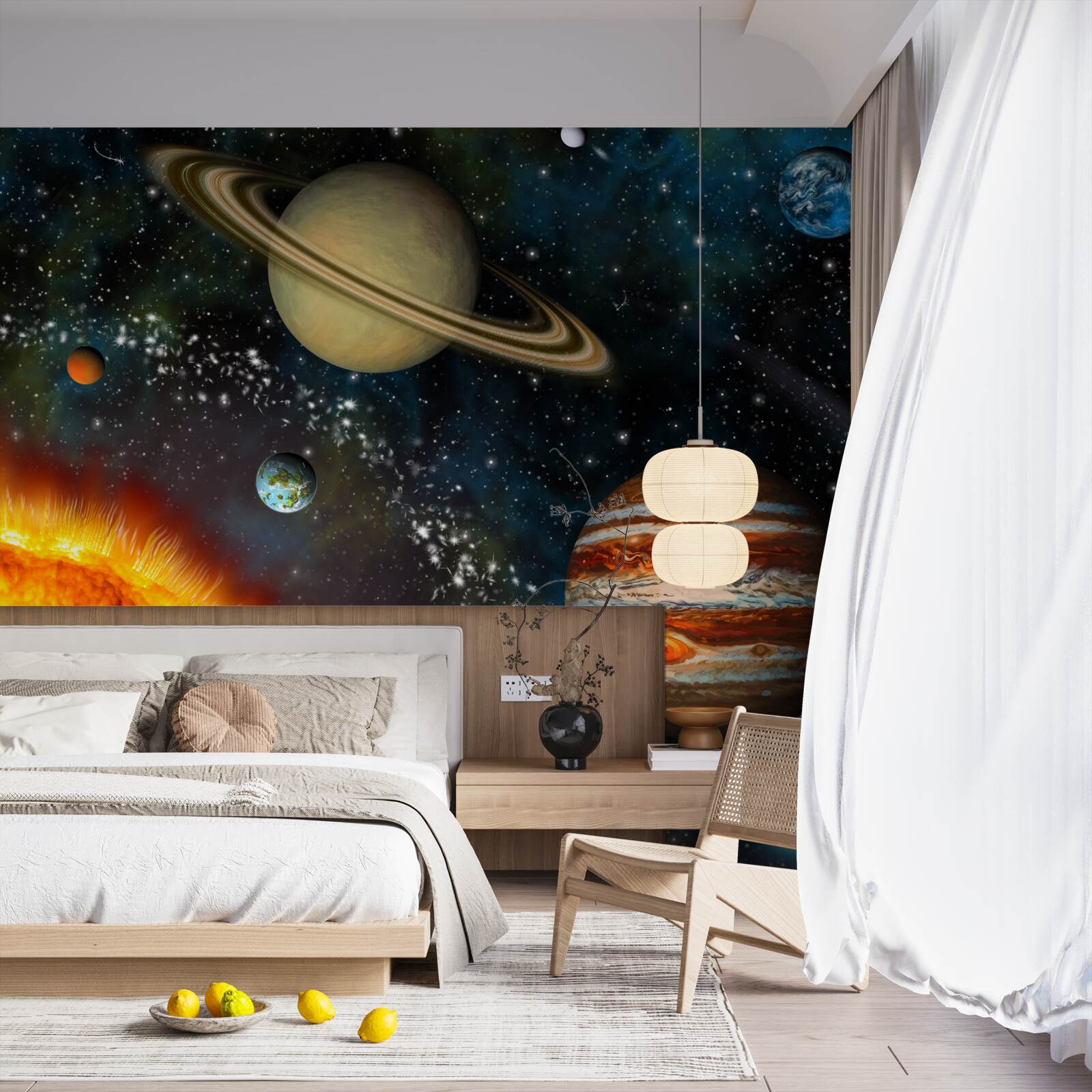 Fototapeta ekskluzywna procesja planet