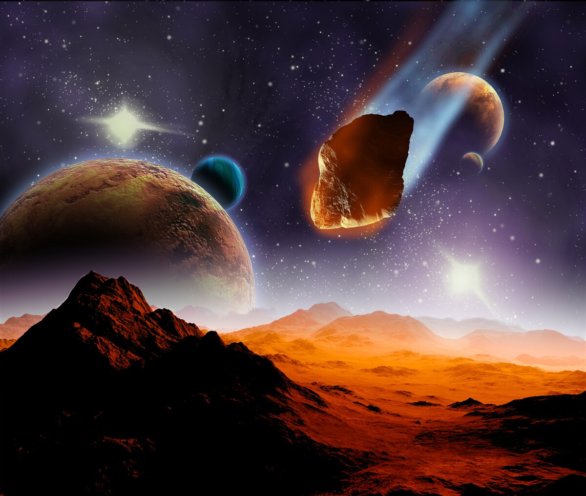 Fototapeta mars pod niebem