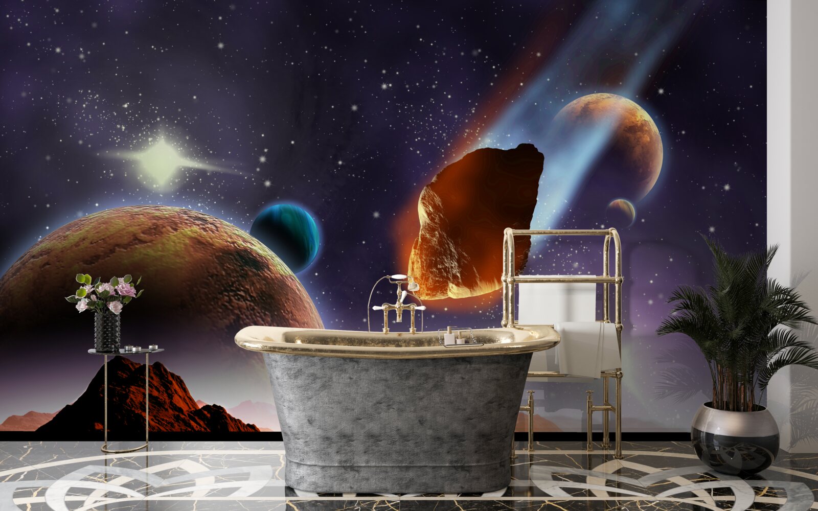 Fototapeta mars pod niebem