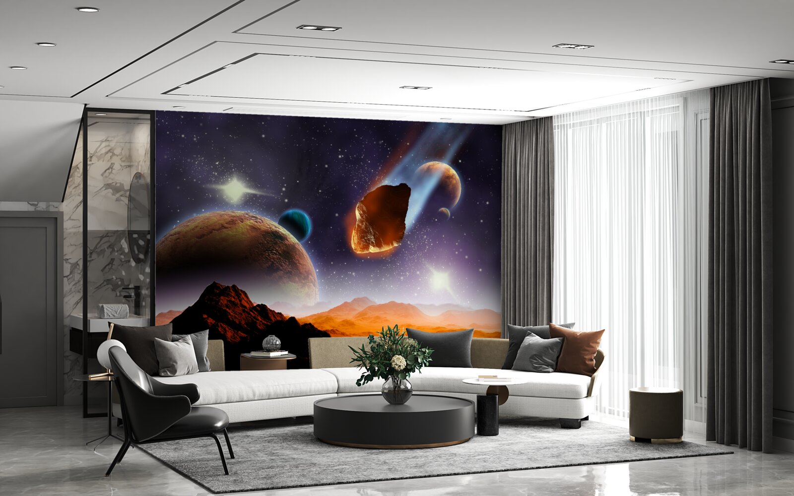 Fototapeta mars pod niebem
