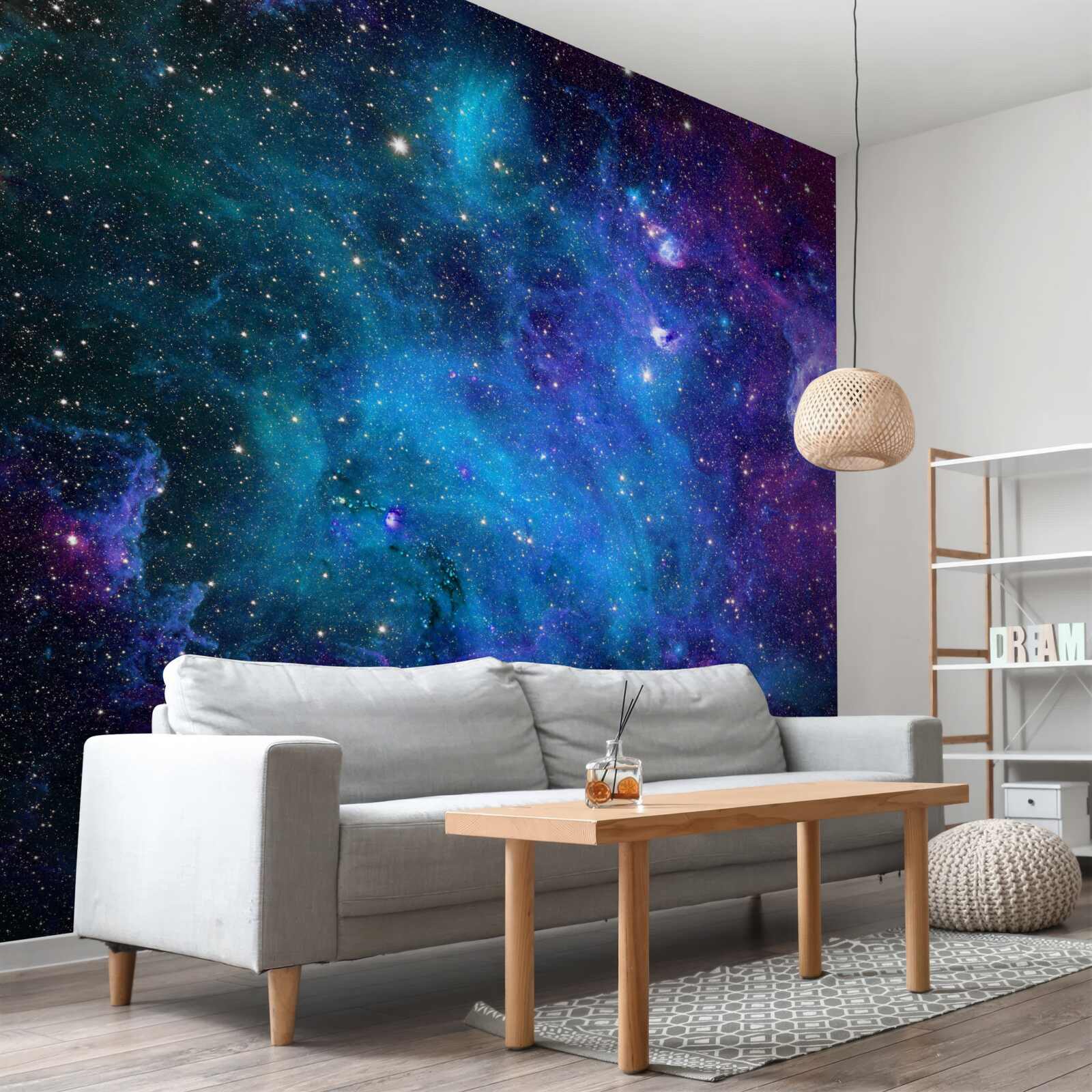 Fototapeta gwiazdy na niebiańskiej panoramie