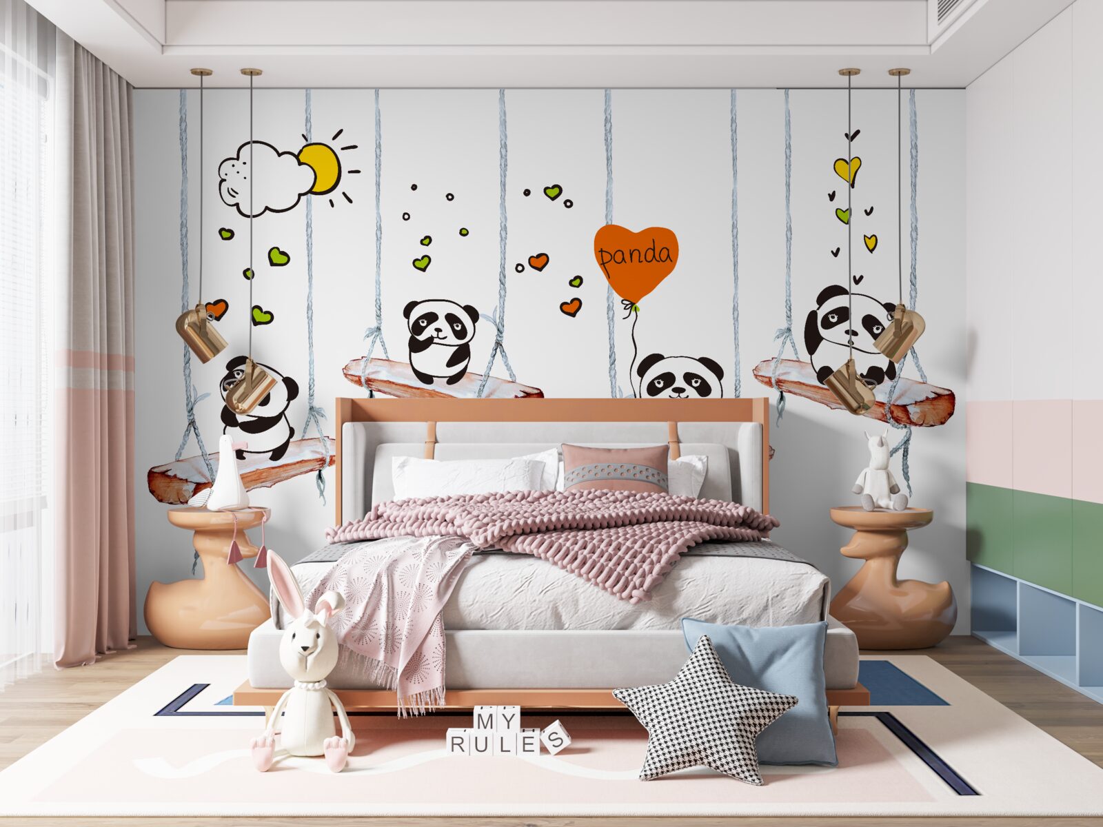 Fototapeta bujane pandy
