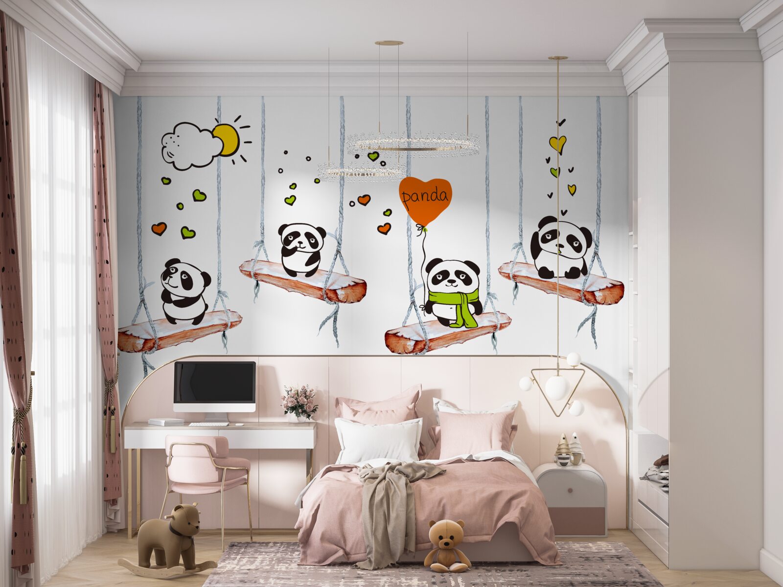 Fototapeta bujane pandy