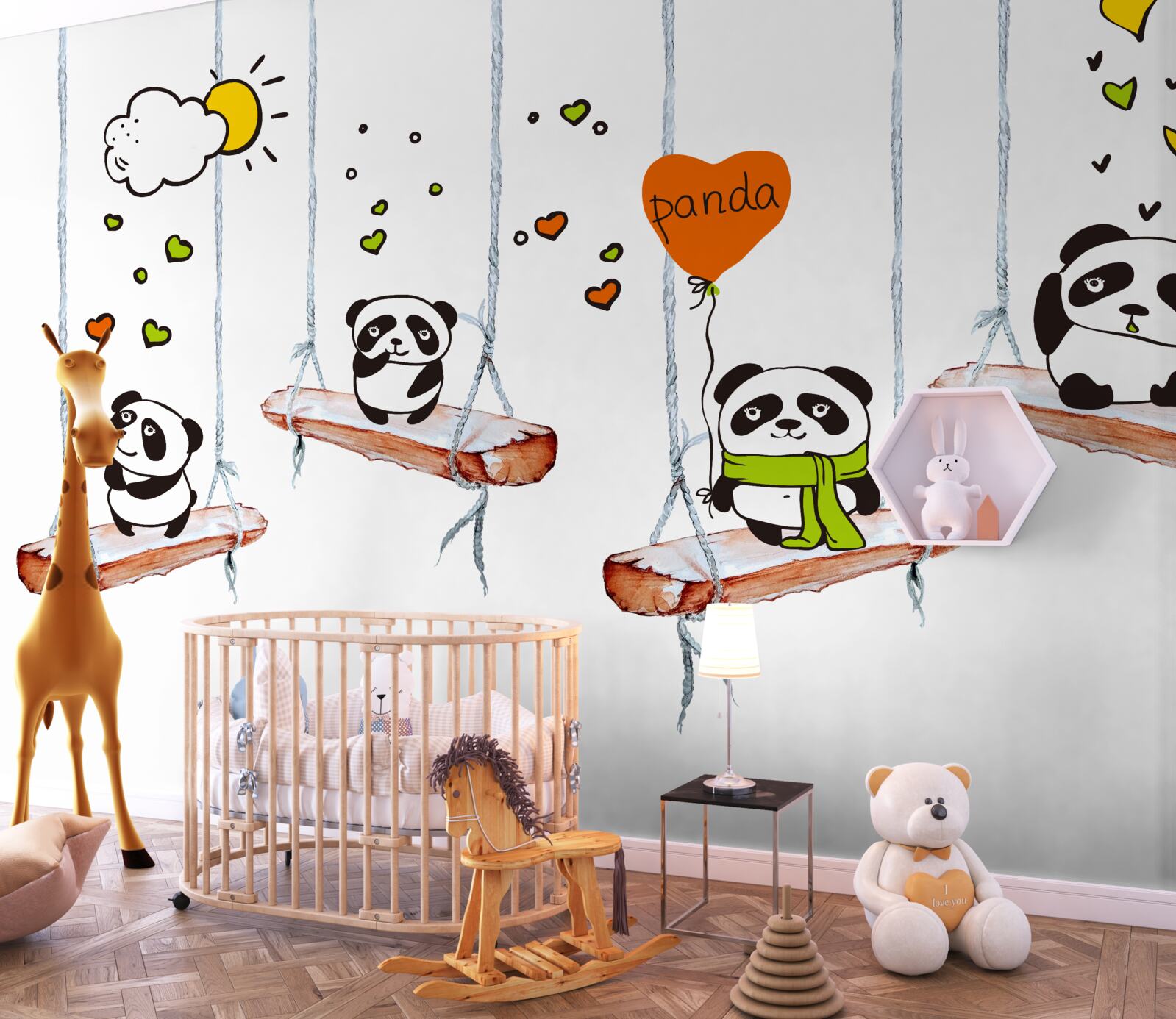 Fototapeta bujane pandy