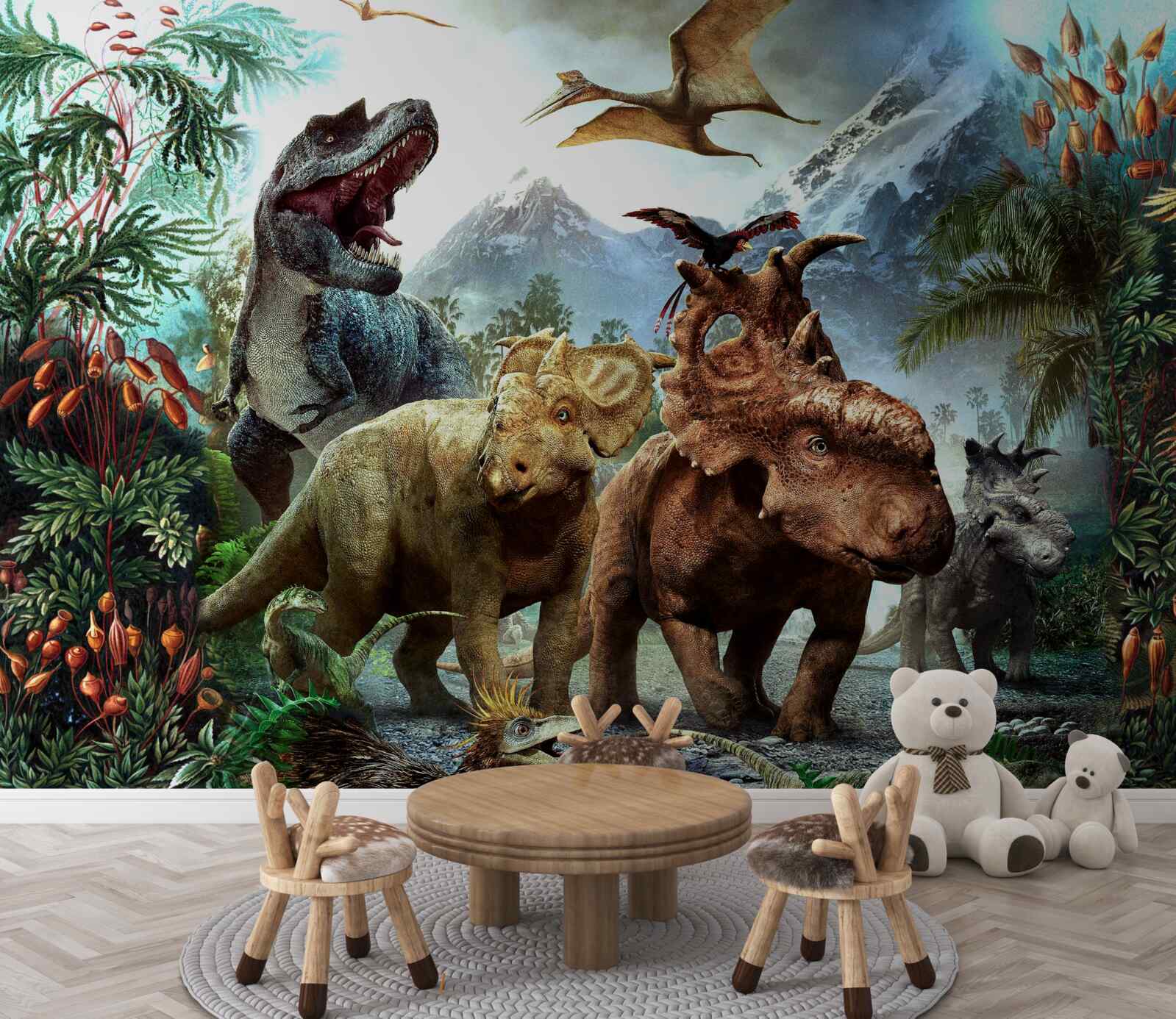 Fototapeta dinozaury jurajskie