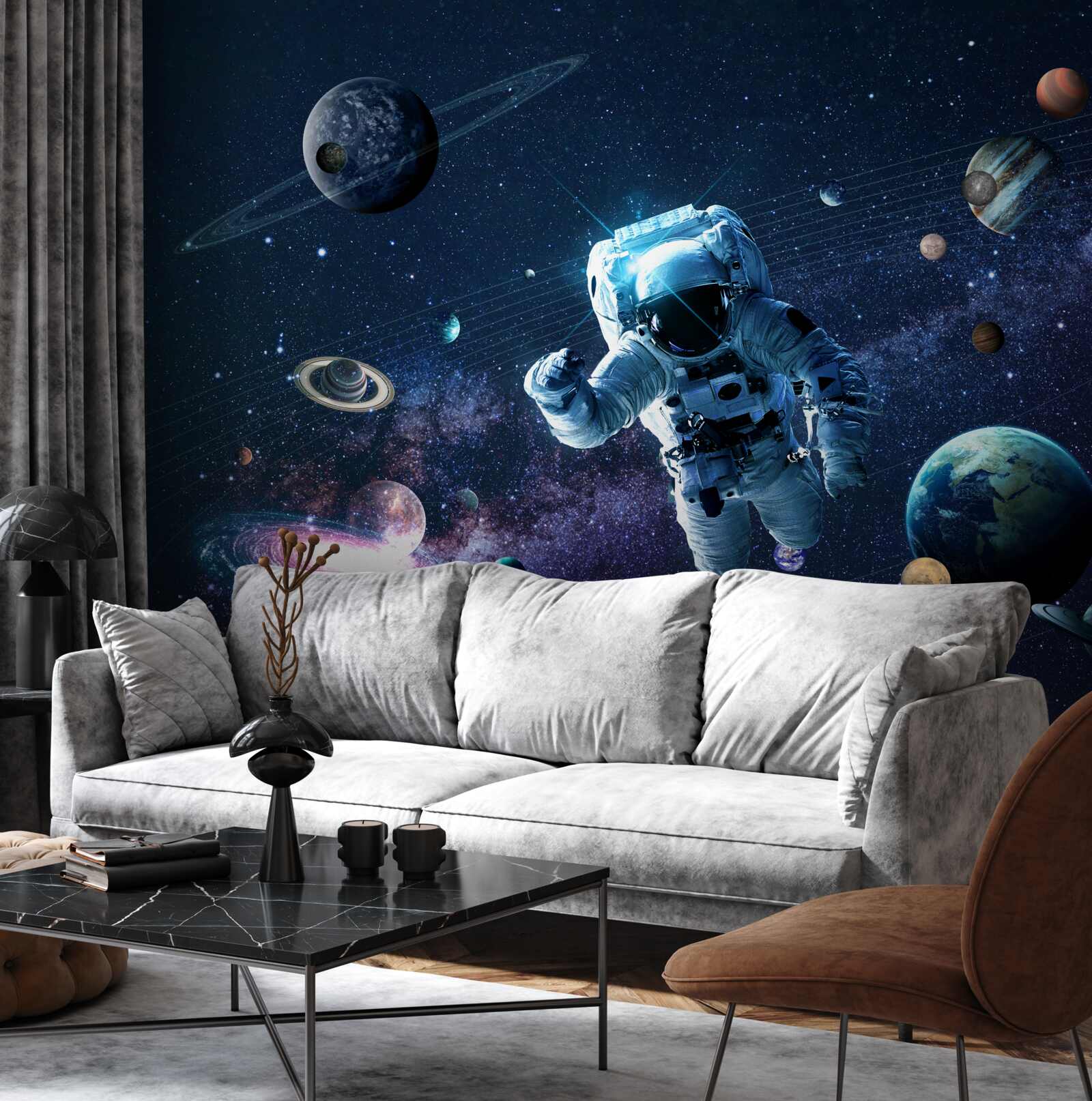 Fototapeta astronauta we wszechświecie