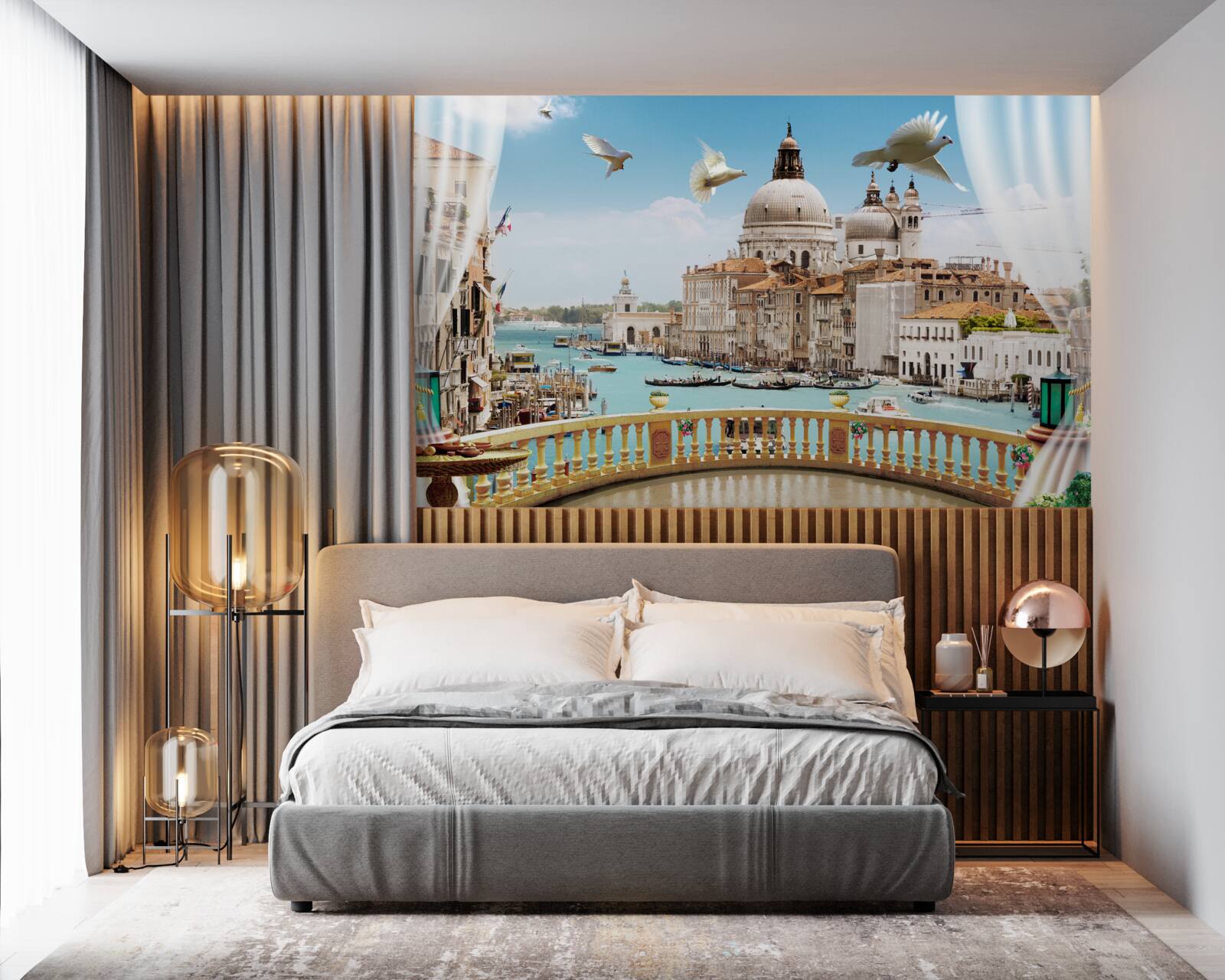 Fototapeta balkon w stylu weneckim