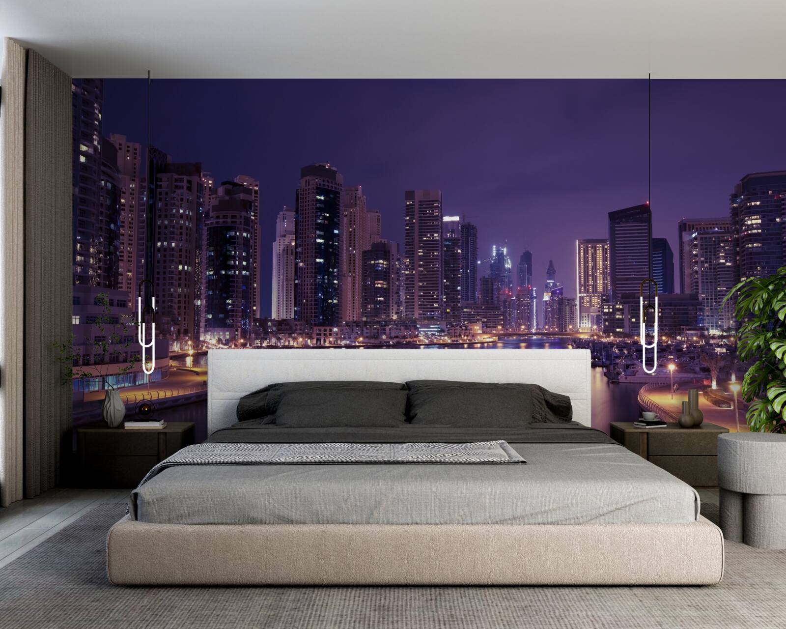 Fototapeta wieżowce chicago nocą