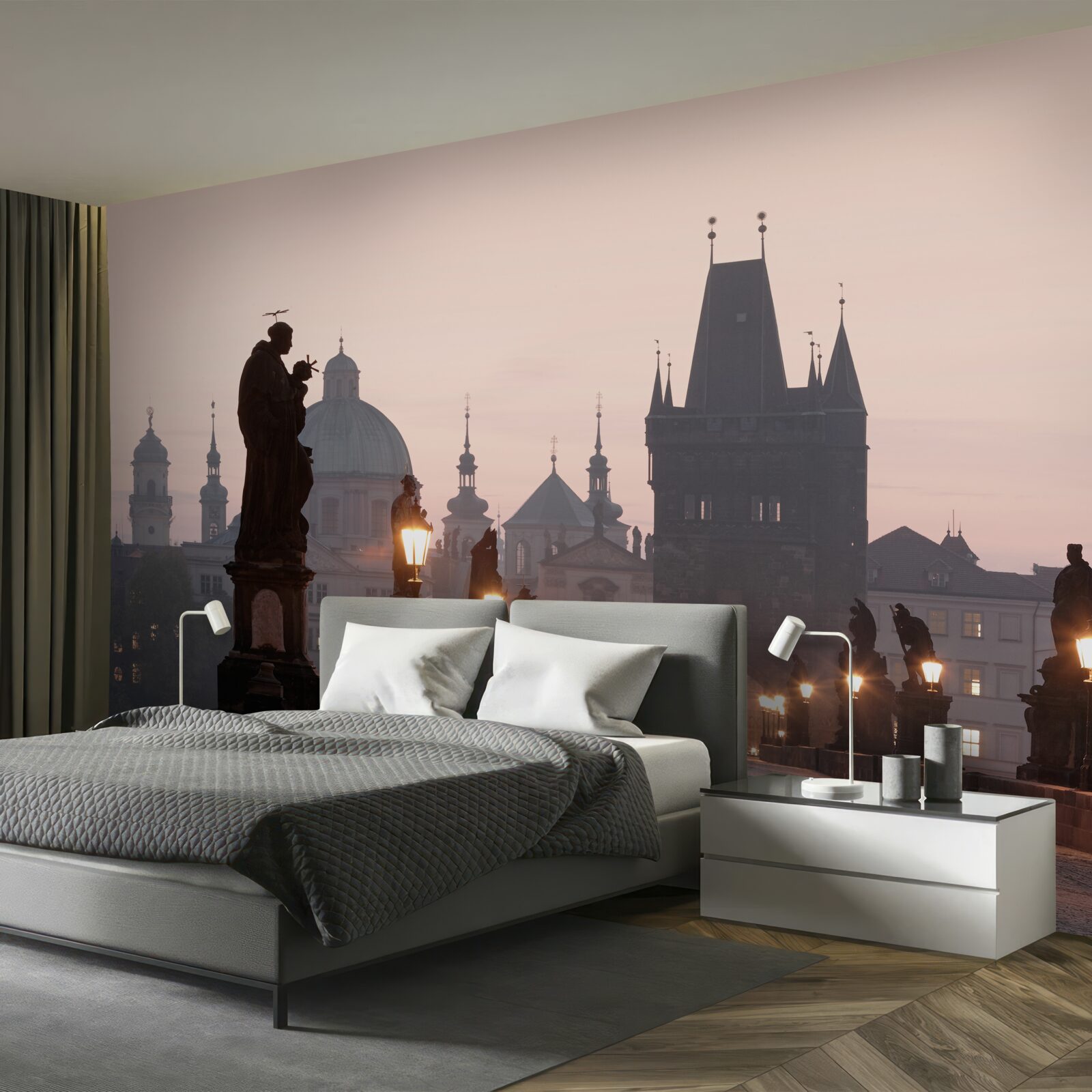 Fototapeta stara praga i jej most karola