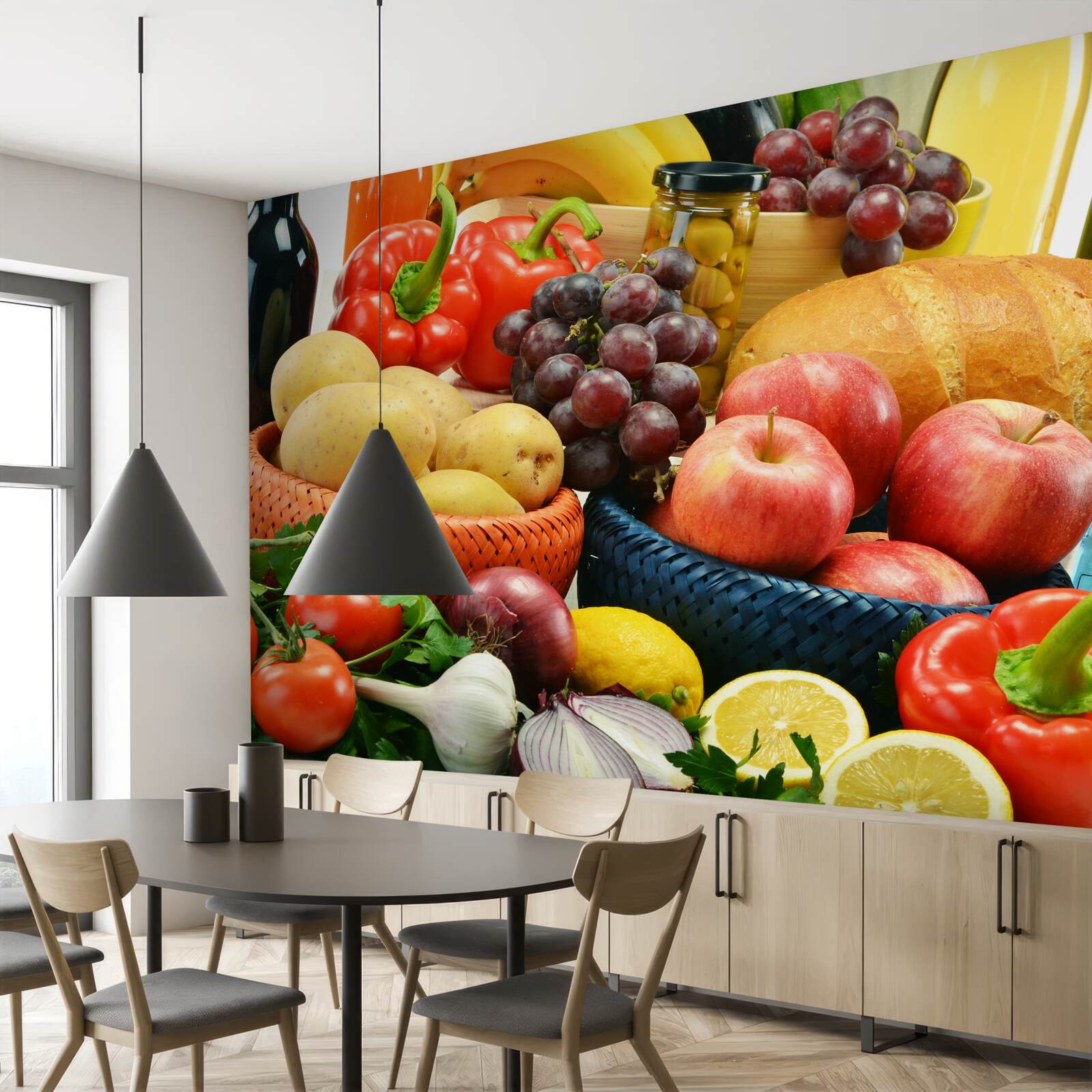 Fototapeta na stole powinna znaleźć się odpowiednio skomponowana dieta