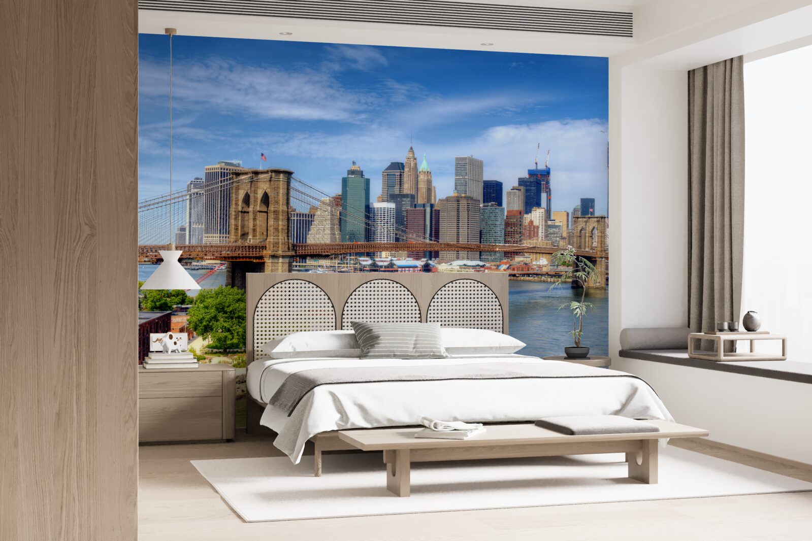 Fototapeta most brookliński i dolny manhattan