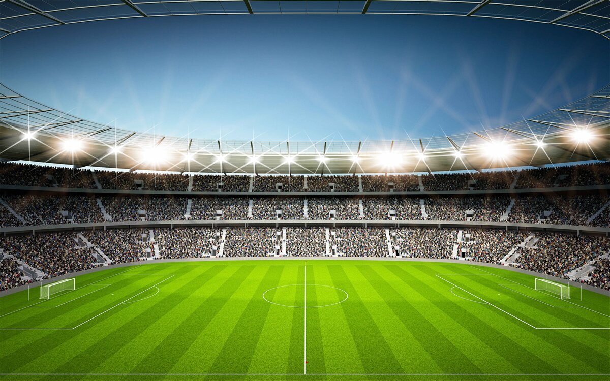 Fototapeta stadion z kibicami