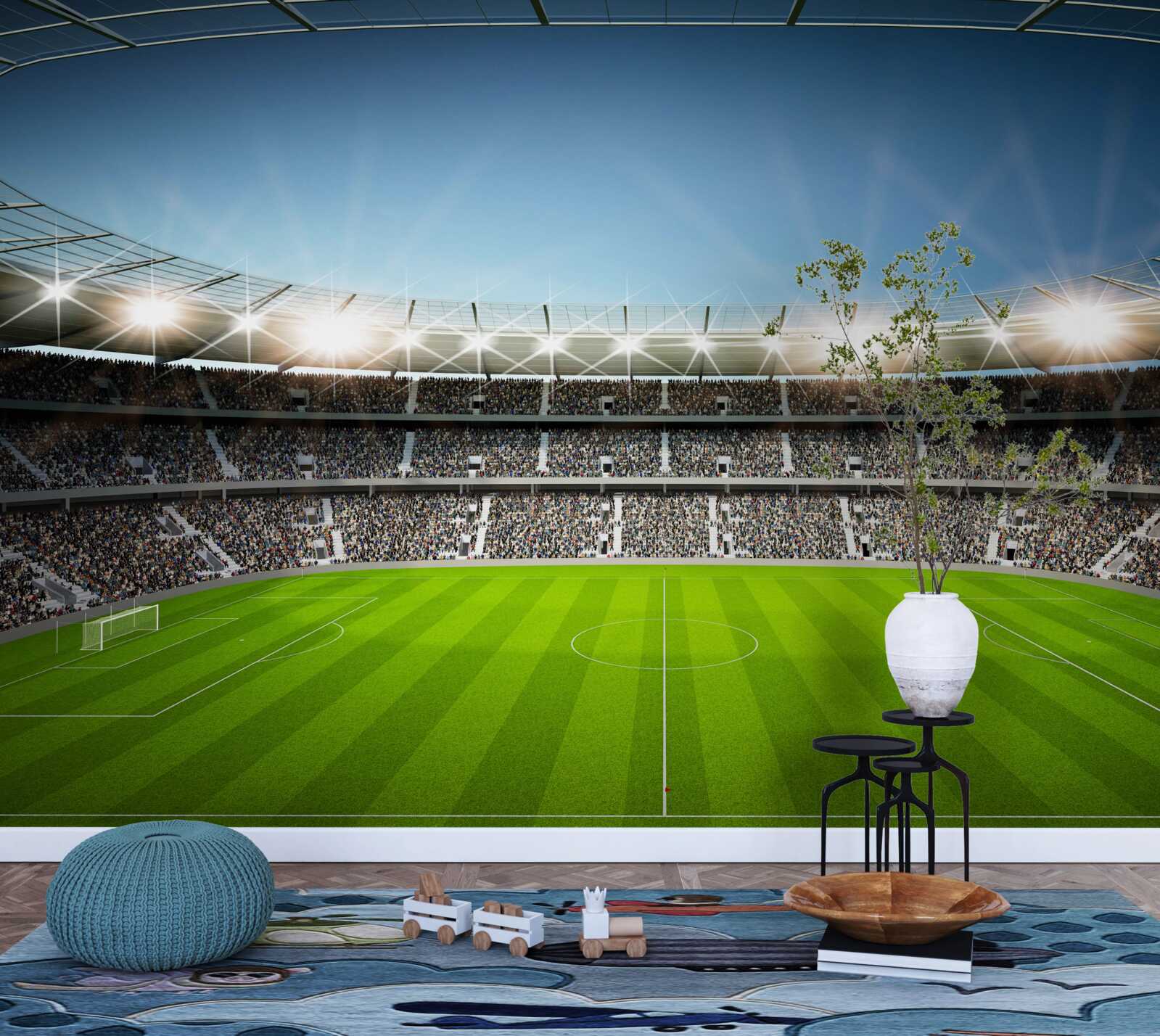 Fototapeta stadion z kibicami