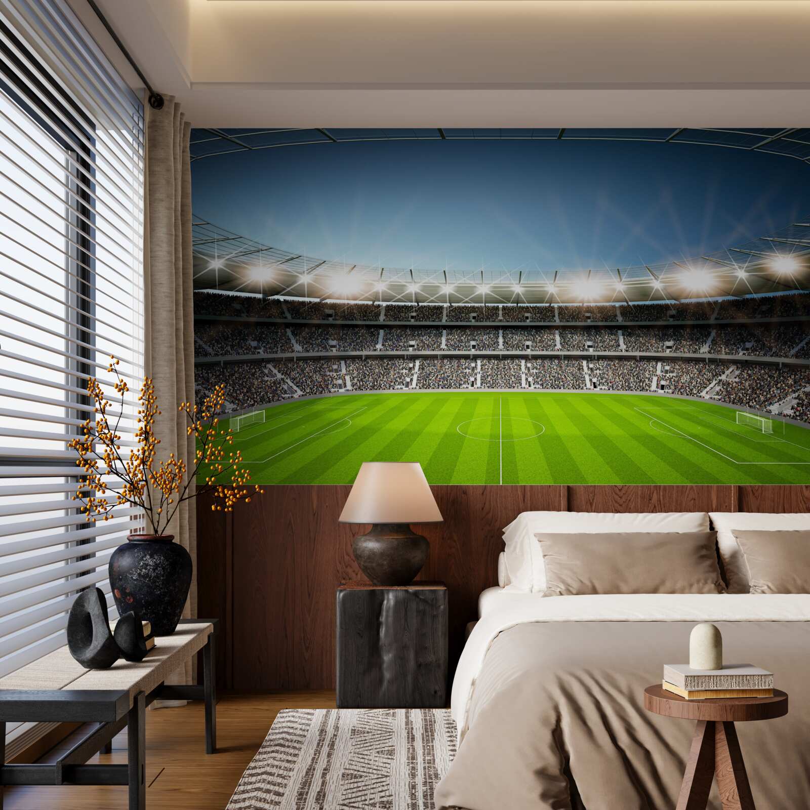 Fototapeta stadion z kibicami
