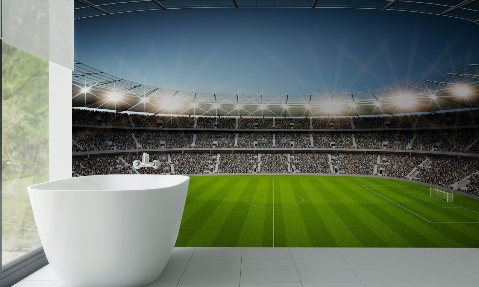 Fototapeta stadion z kibicami
