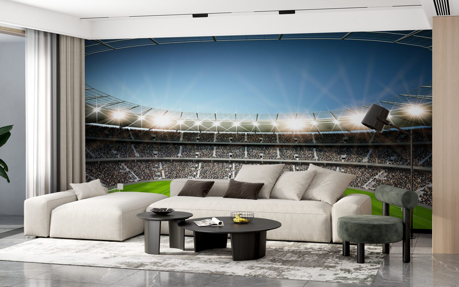 Fototapeta stadion z kibicami