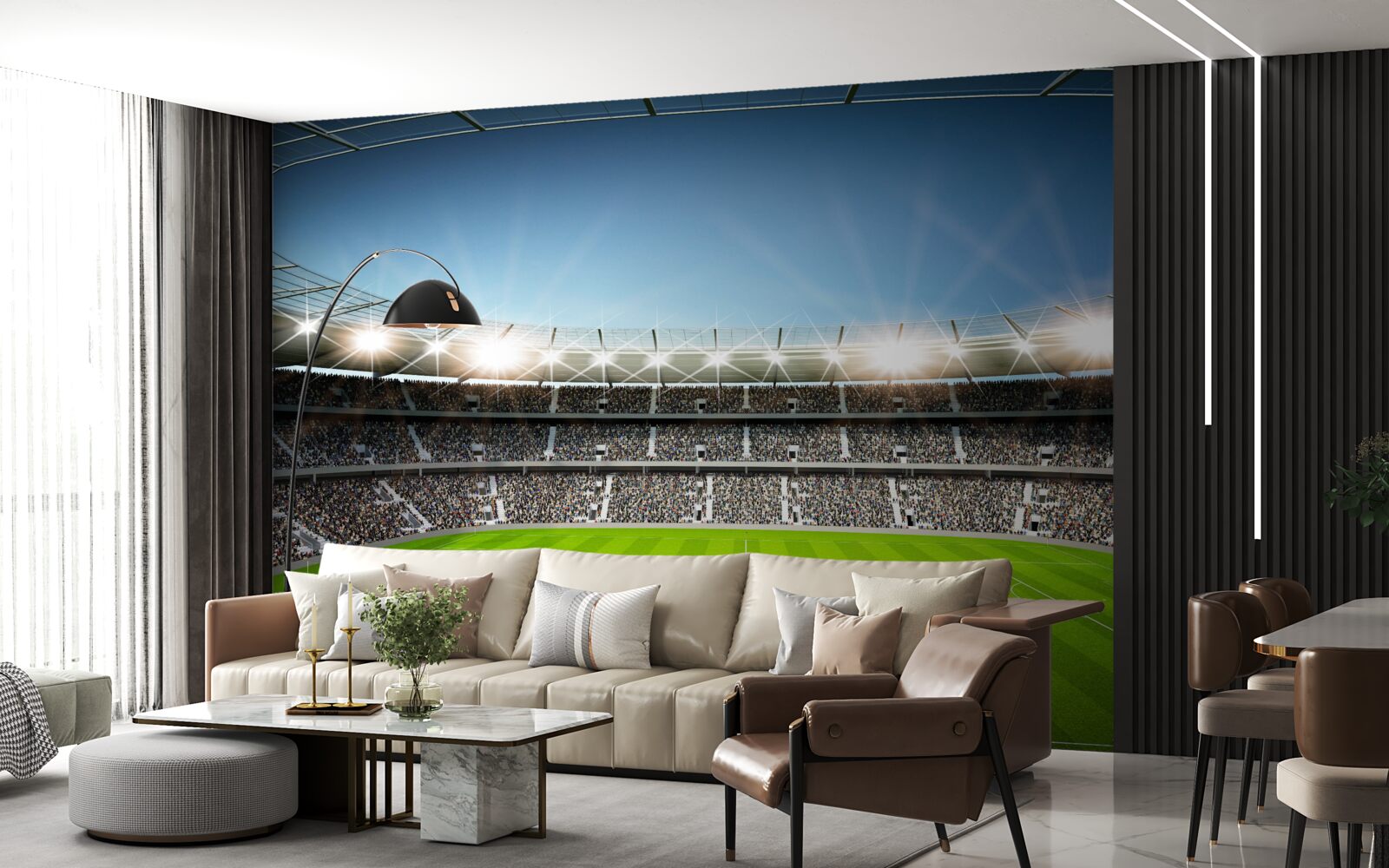 Fototapeta stadion z kibicami
