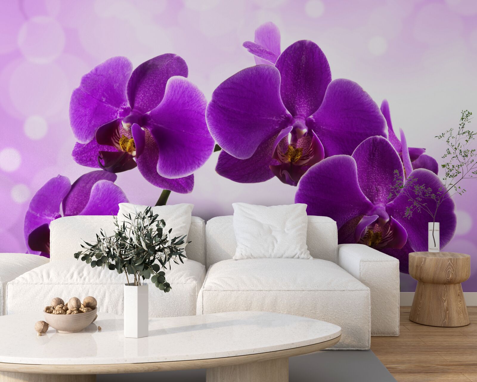 Fototapeta głęboko fioletowa orchidea