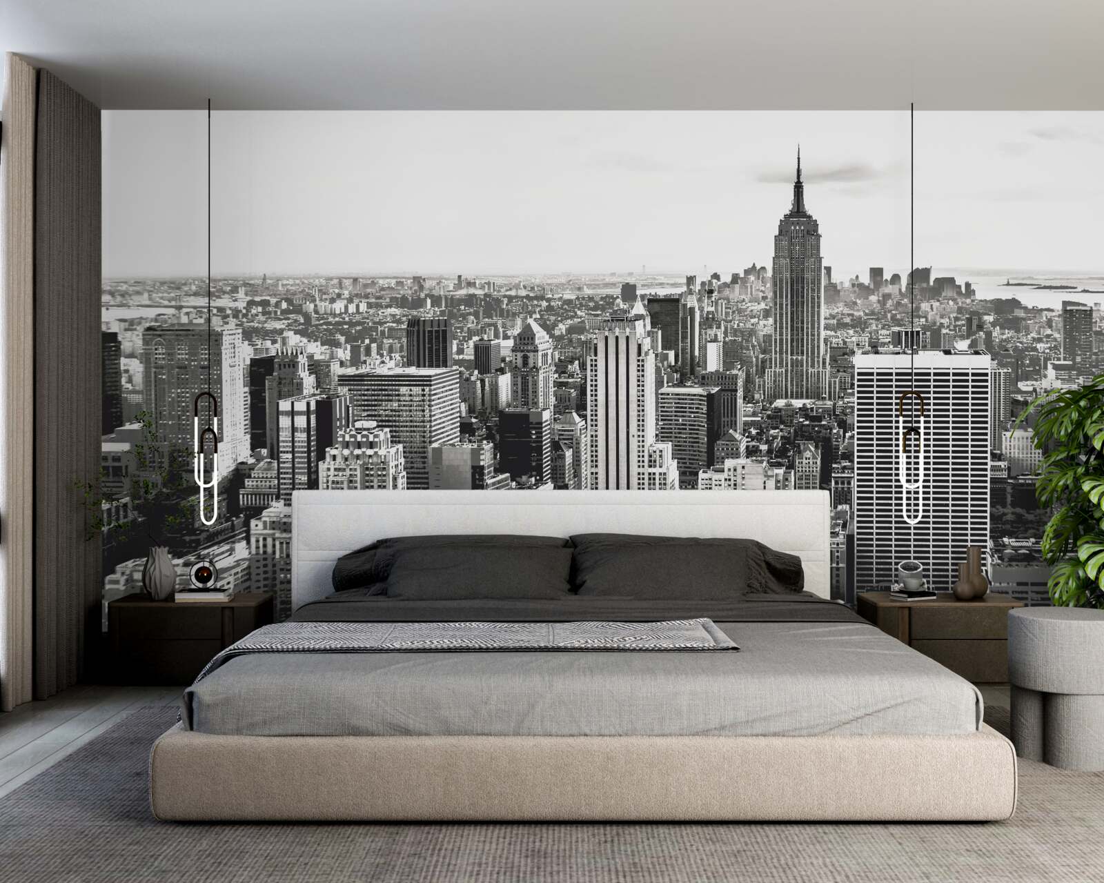 Fototapeta vintage widok na manhattan