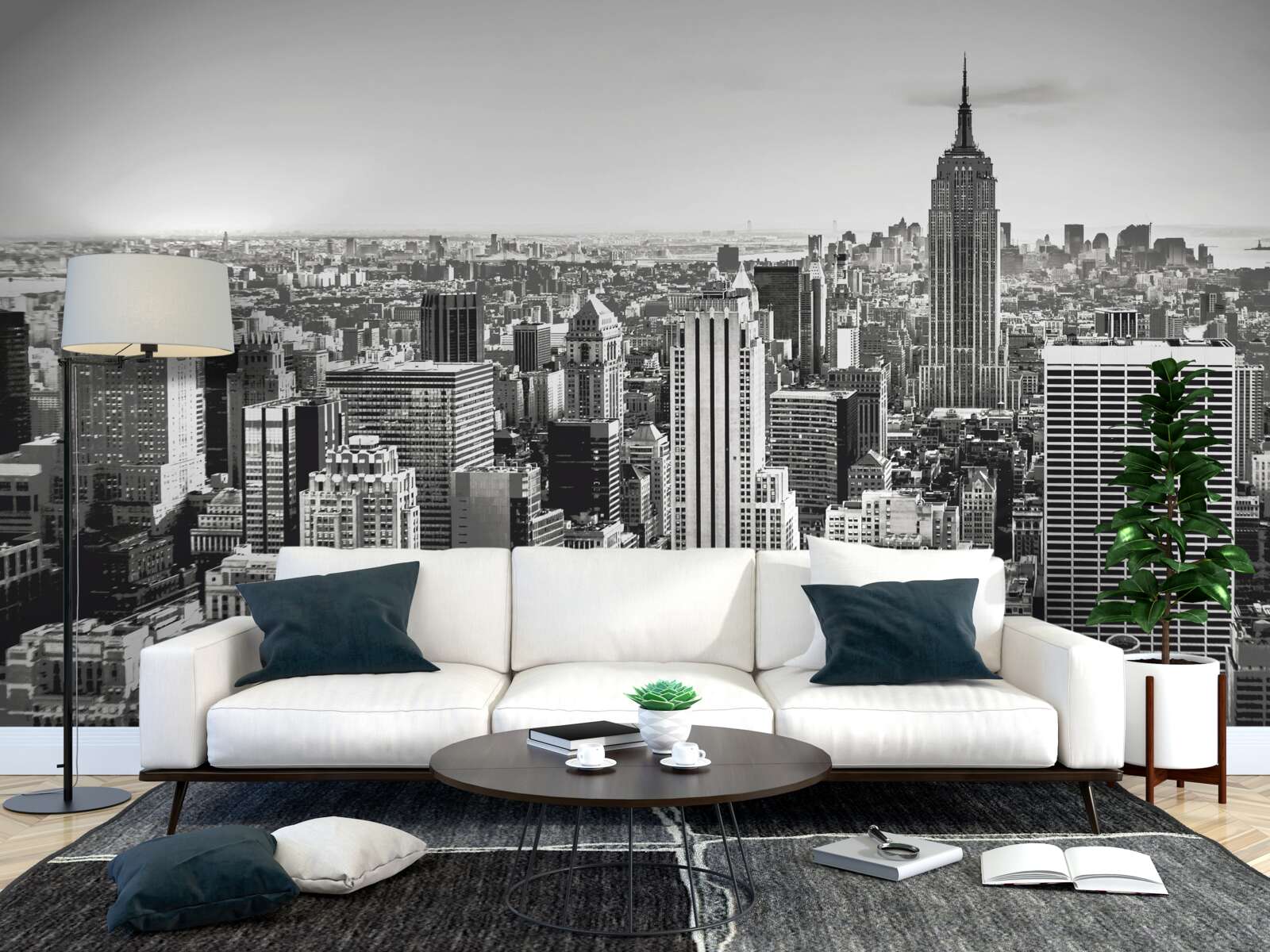Fototapeta vintage widok na manhattan