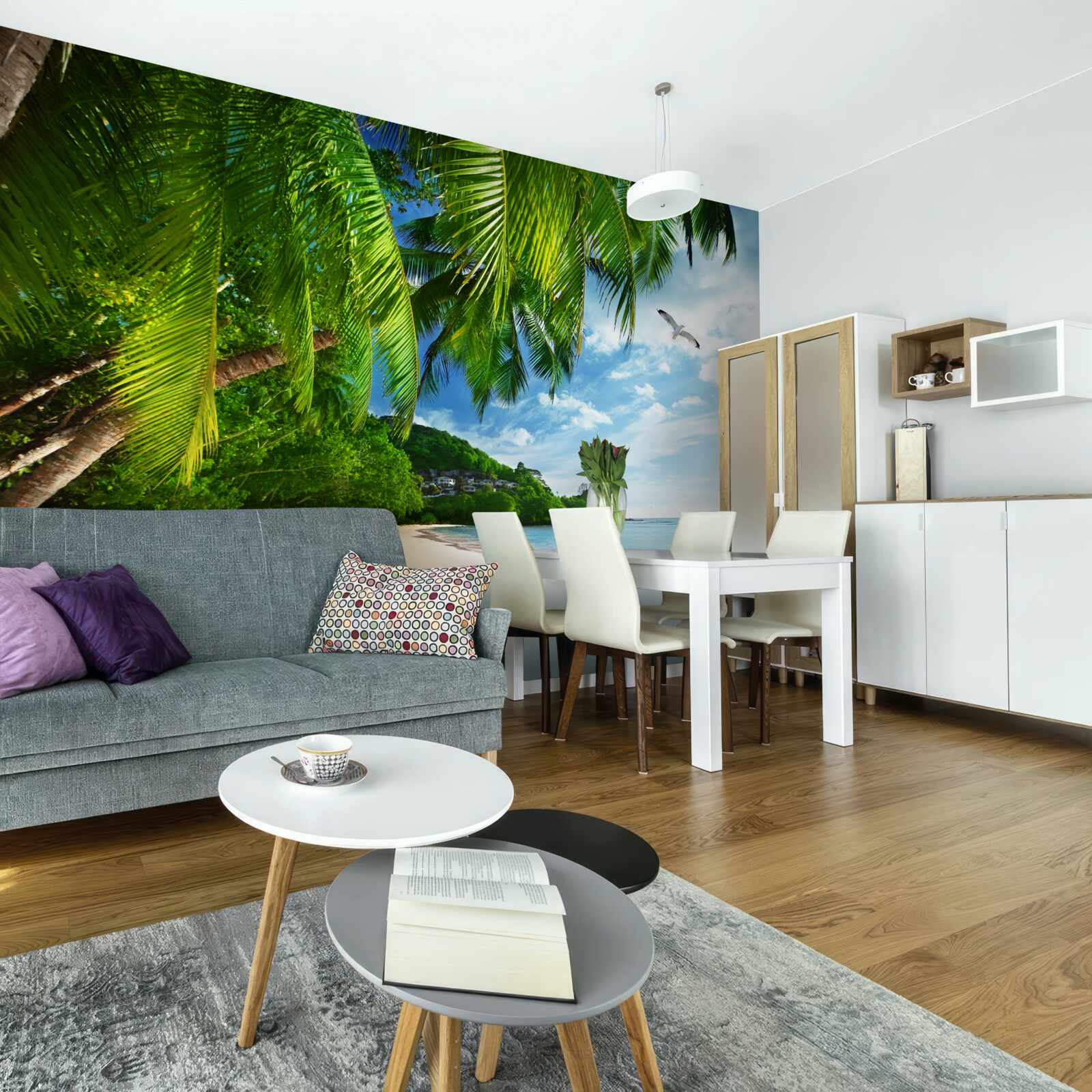 Fototapeta bezludna wyspa z piaszczystą plażą